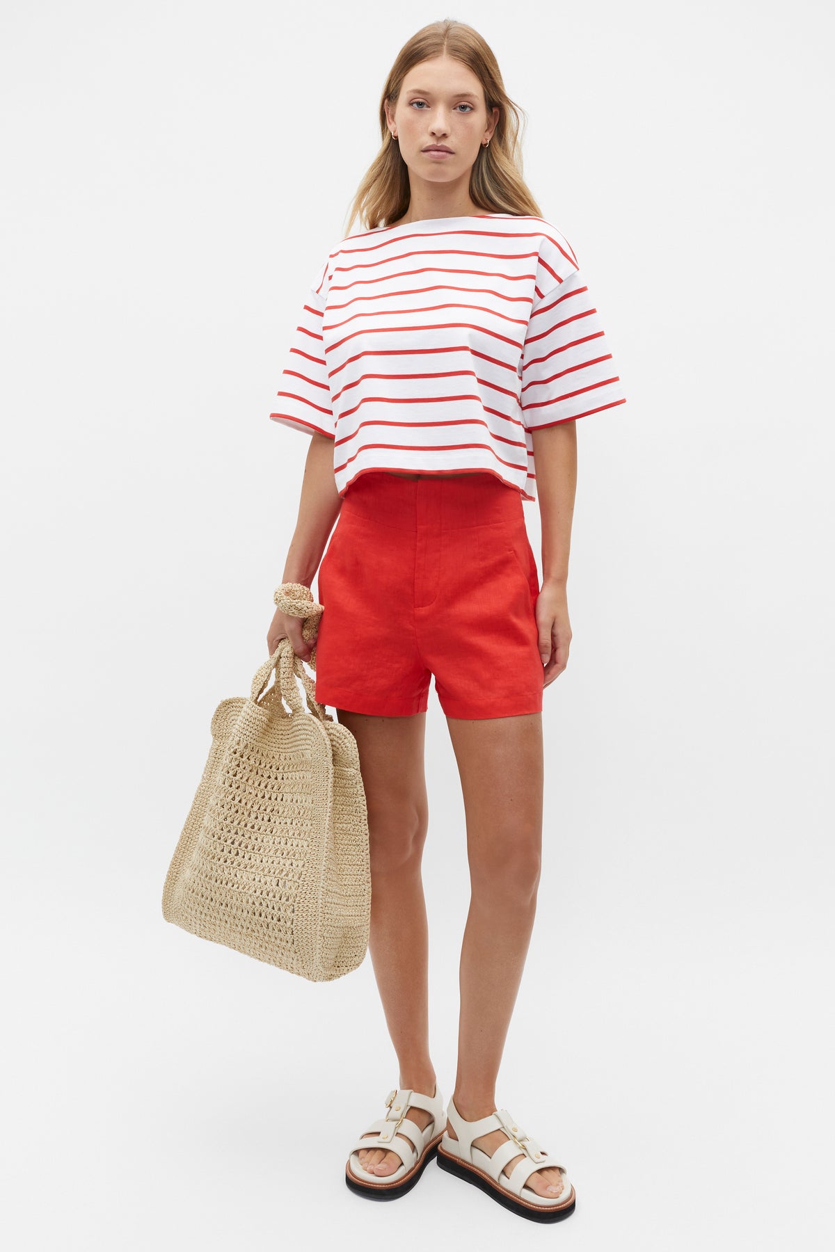 Core Linen Waisted Short
