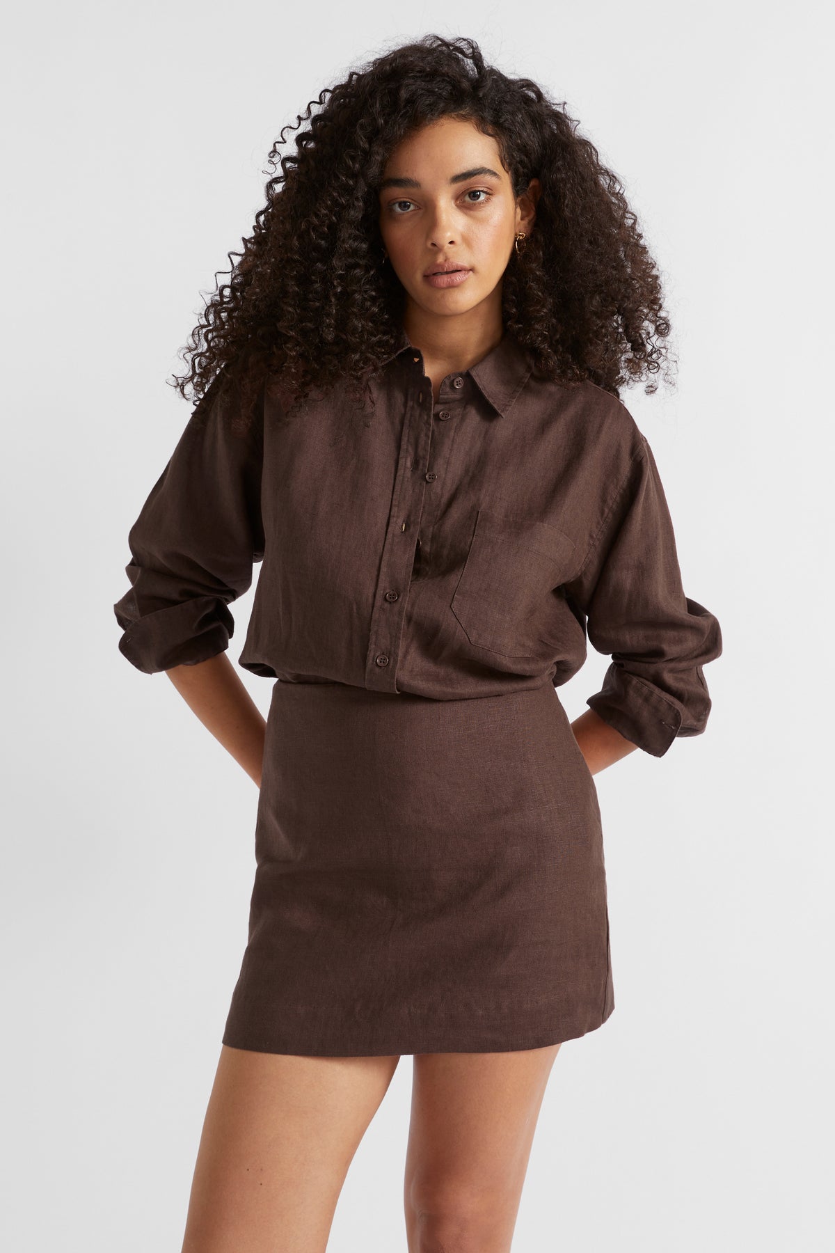 Core Linen Boyfriend Shirt
