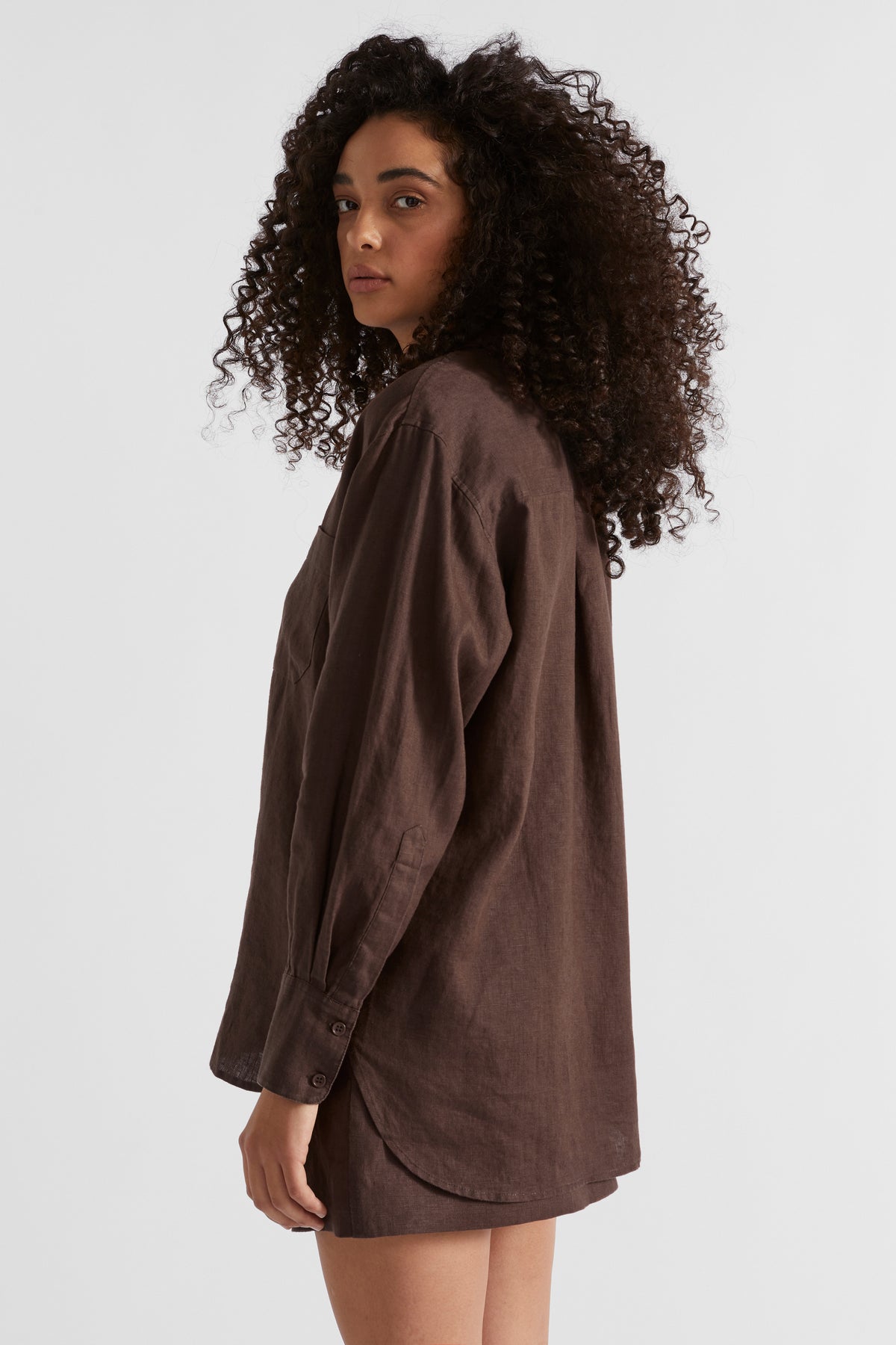 Core Linen Boyfriend Shirt