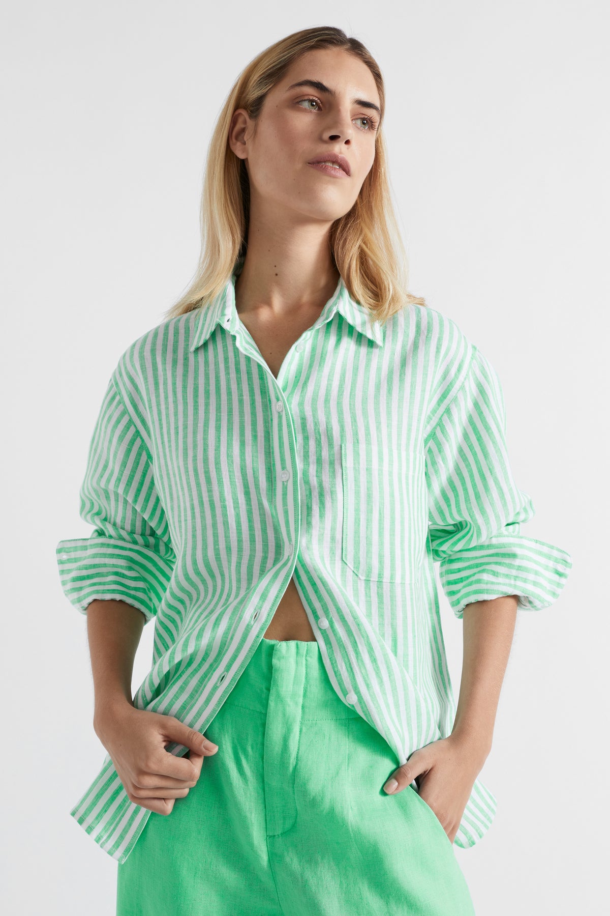 Core Linen Boyfriend Shirt