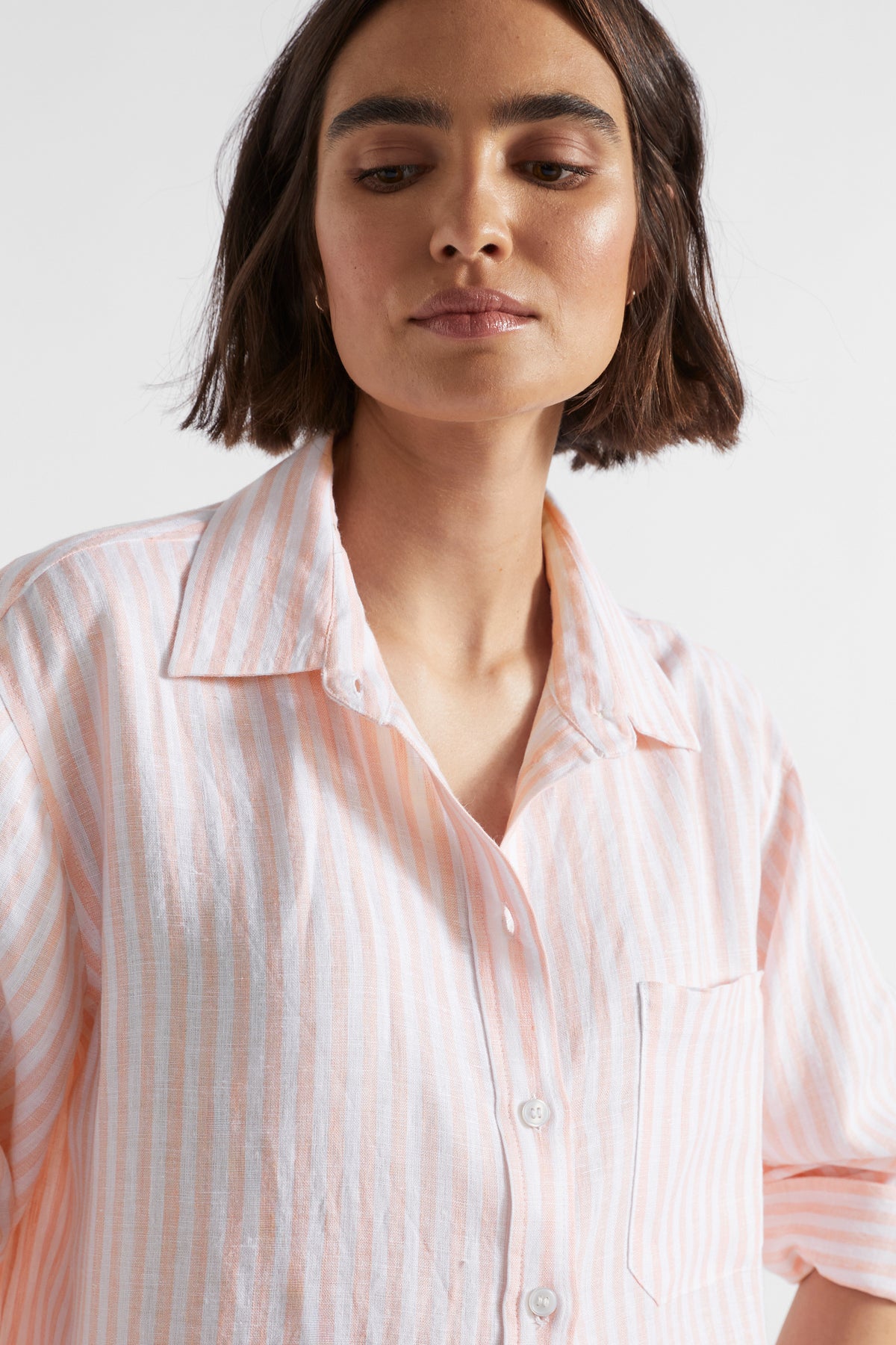 Core Linen Boyfriend Shirt