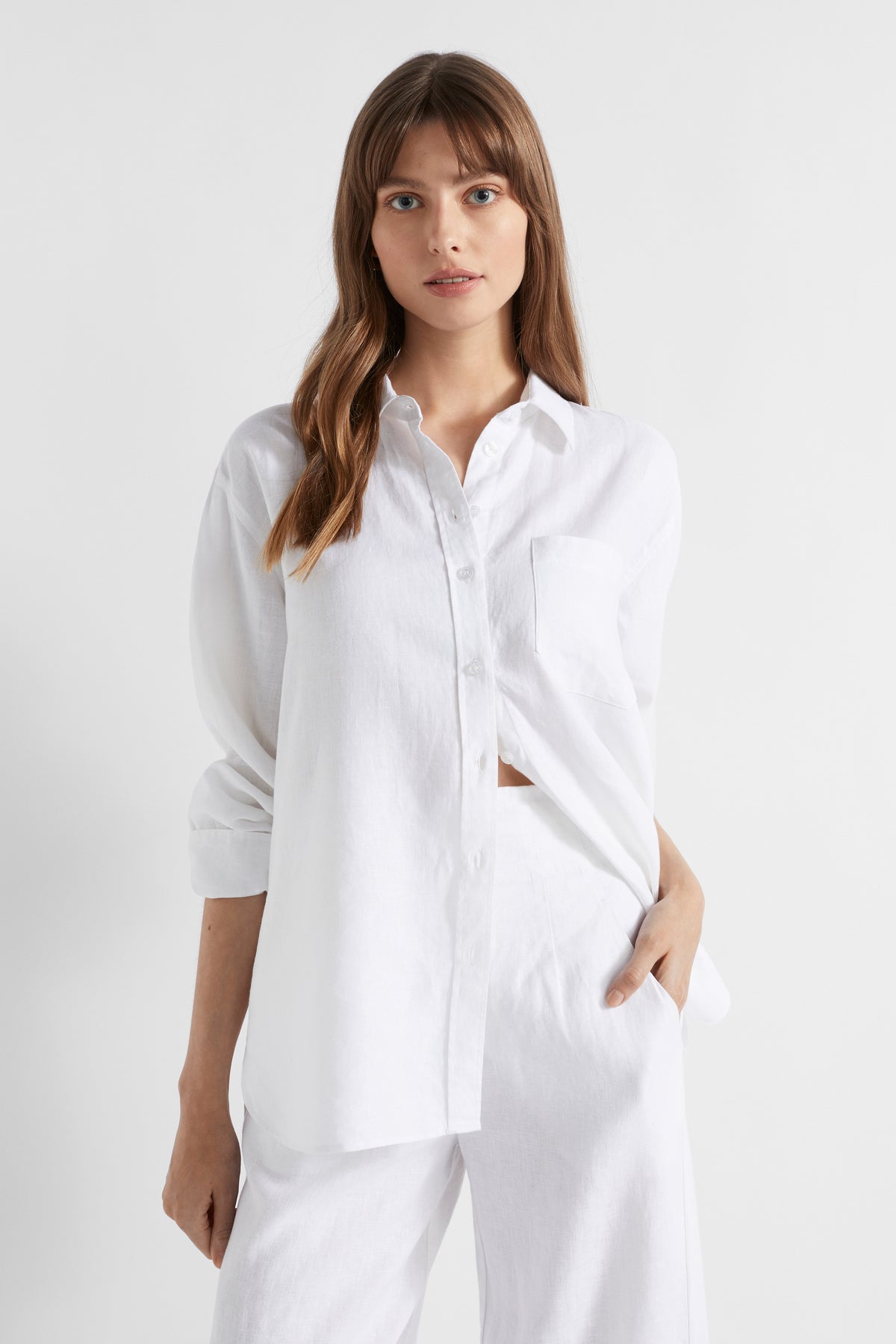 Core Linen Boyfriend Shirt