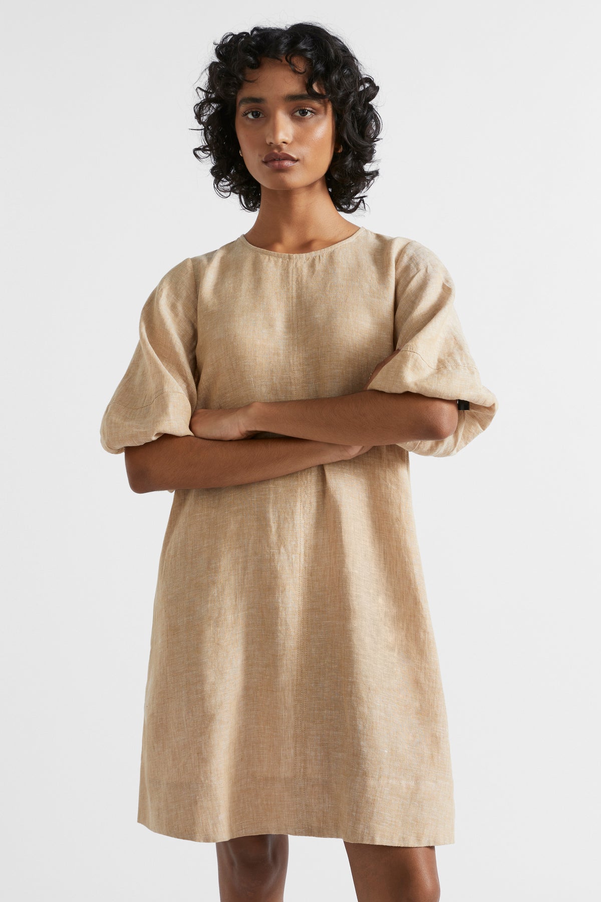 Core Linen Mini Dress