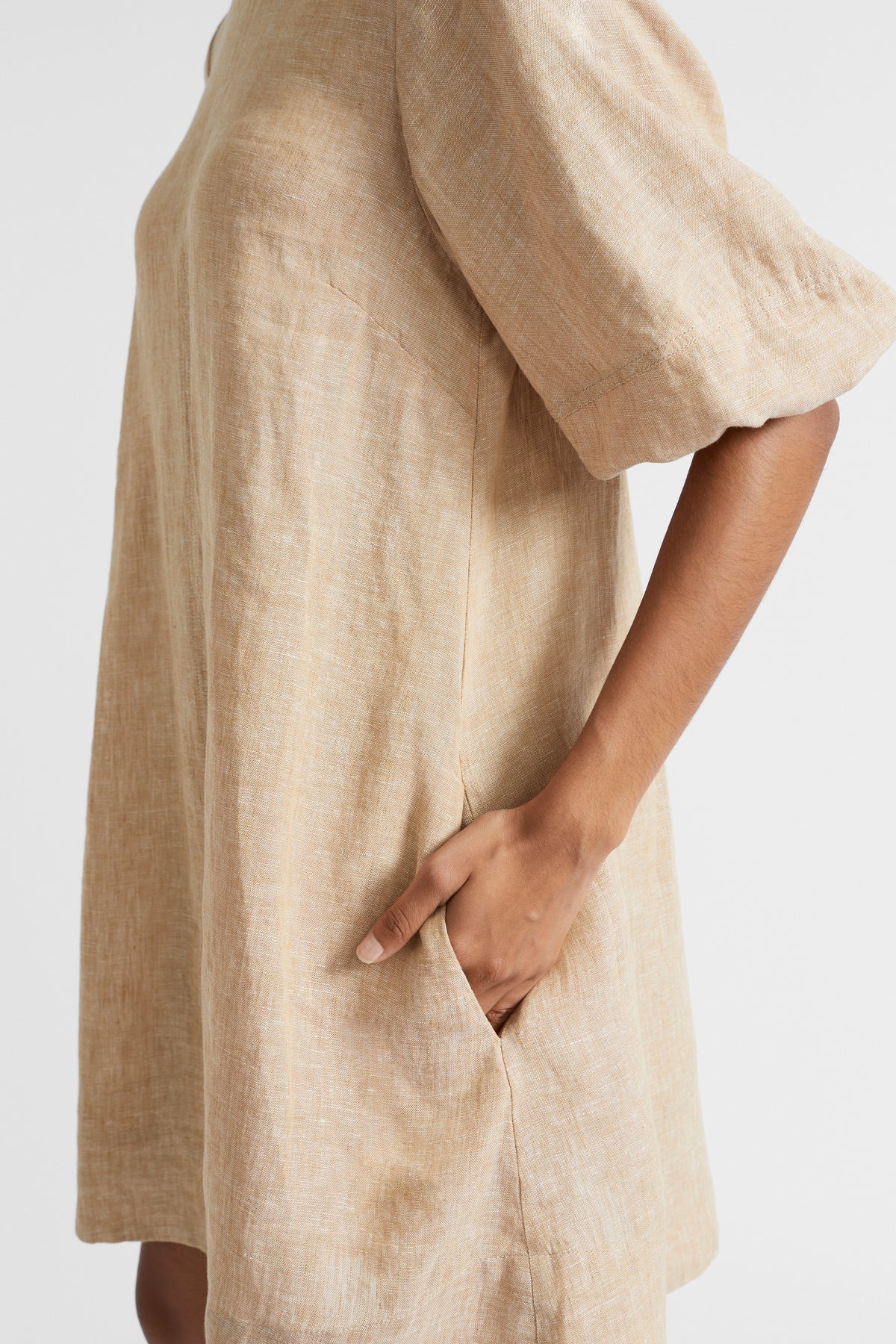 Core Linen Mini Dress