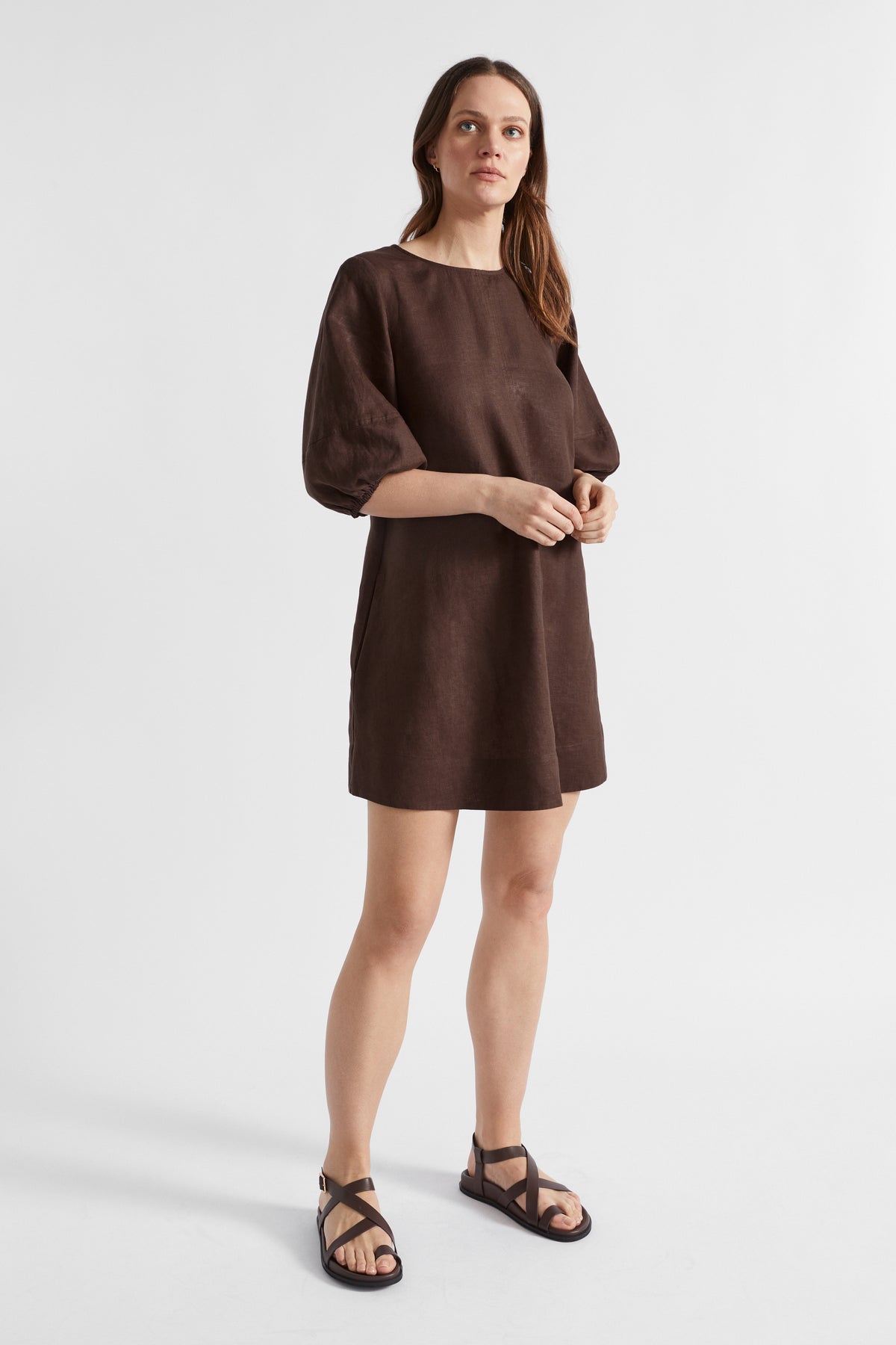 Core Linen Mini Dress