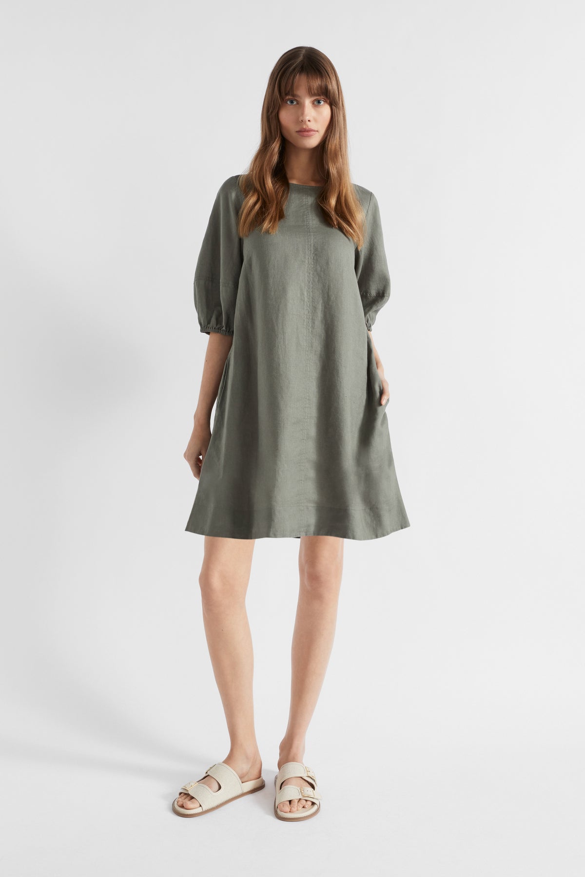 Core Linen Mini Dress