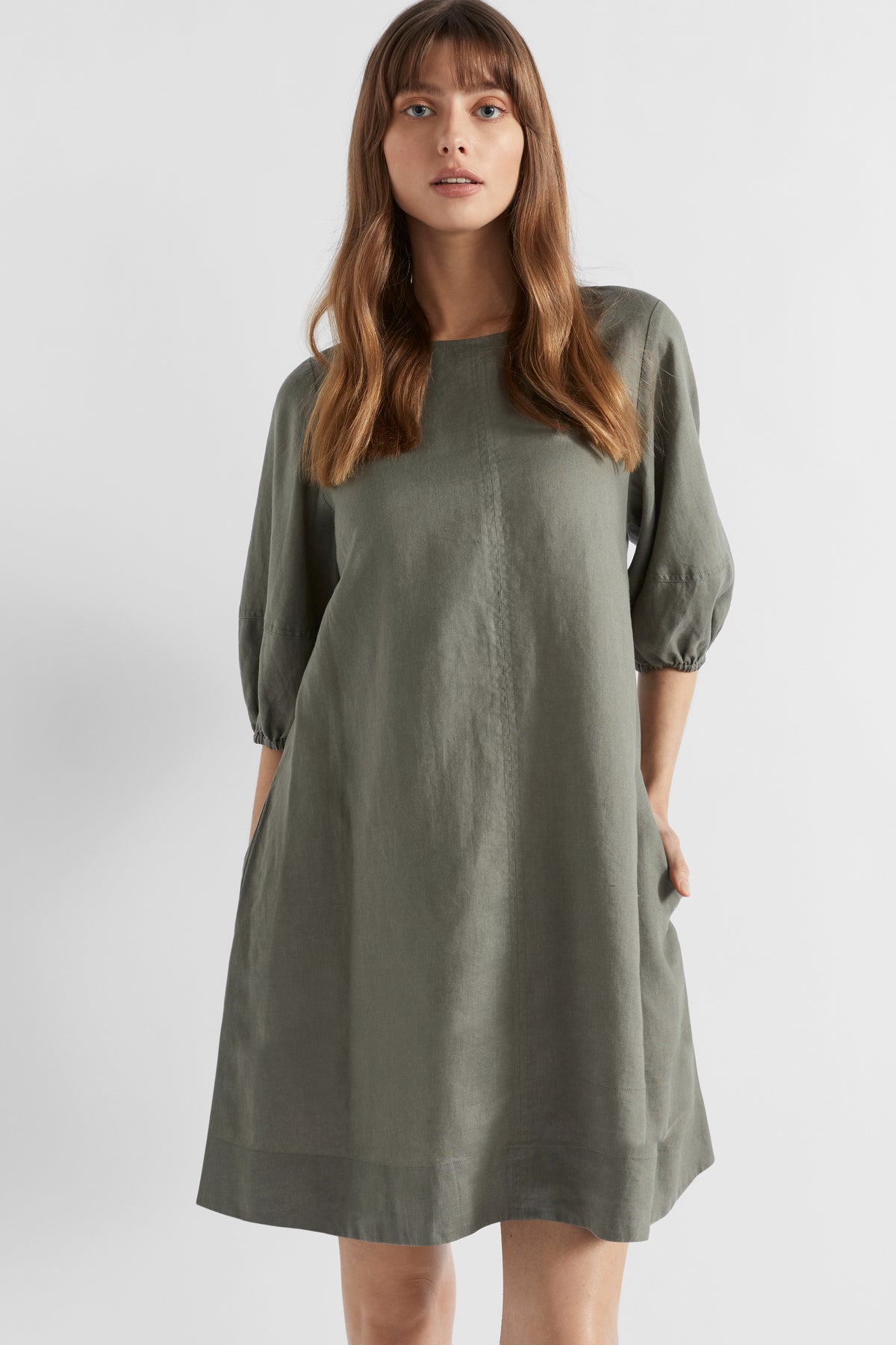 Core Linen Mini Dress