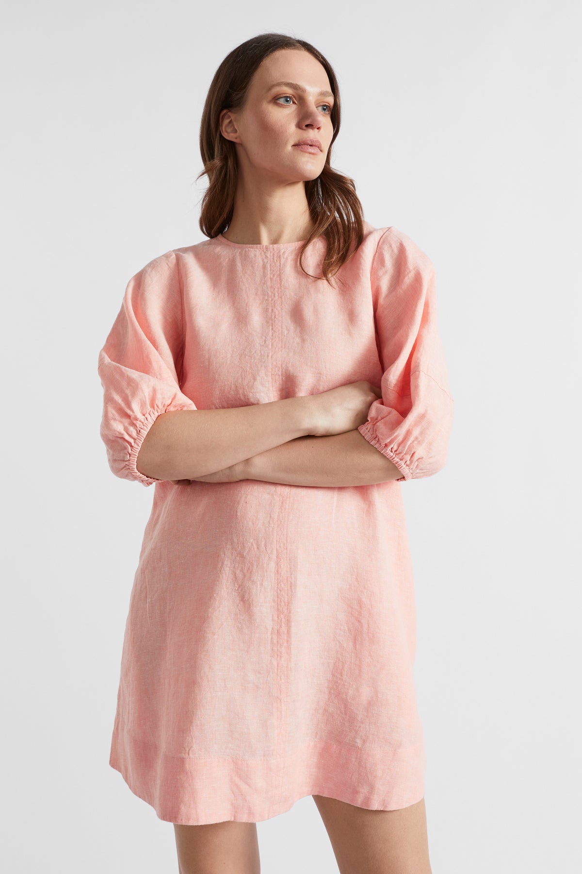 Core Linen Mini Dress