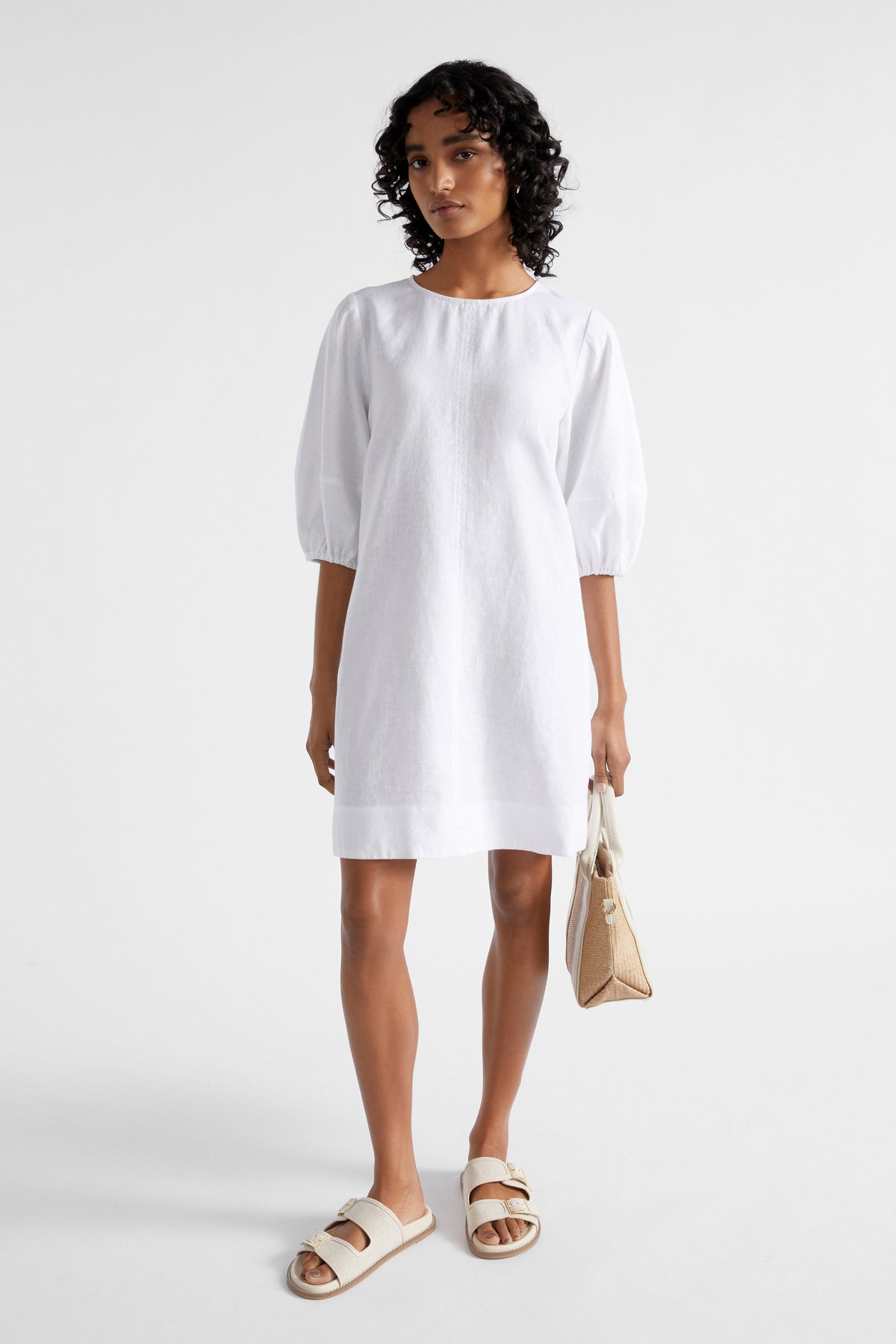Core Linen Mini Dress
