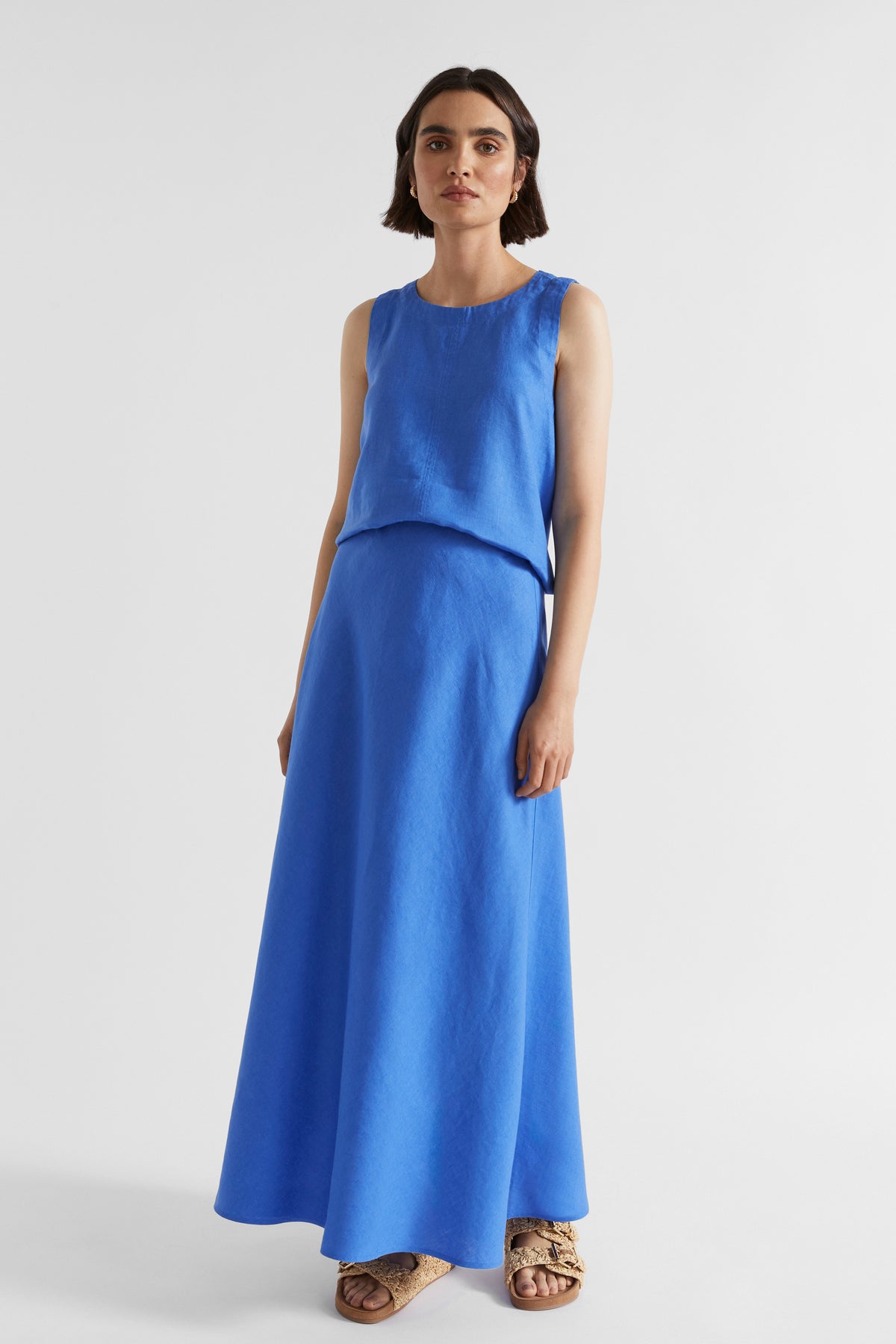 Core Linen Maxi Skirt
