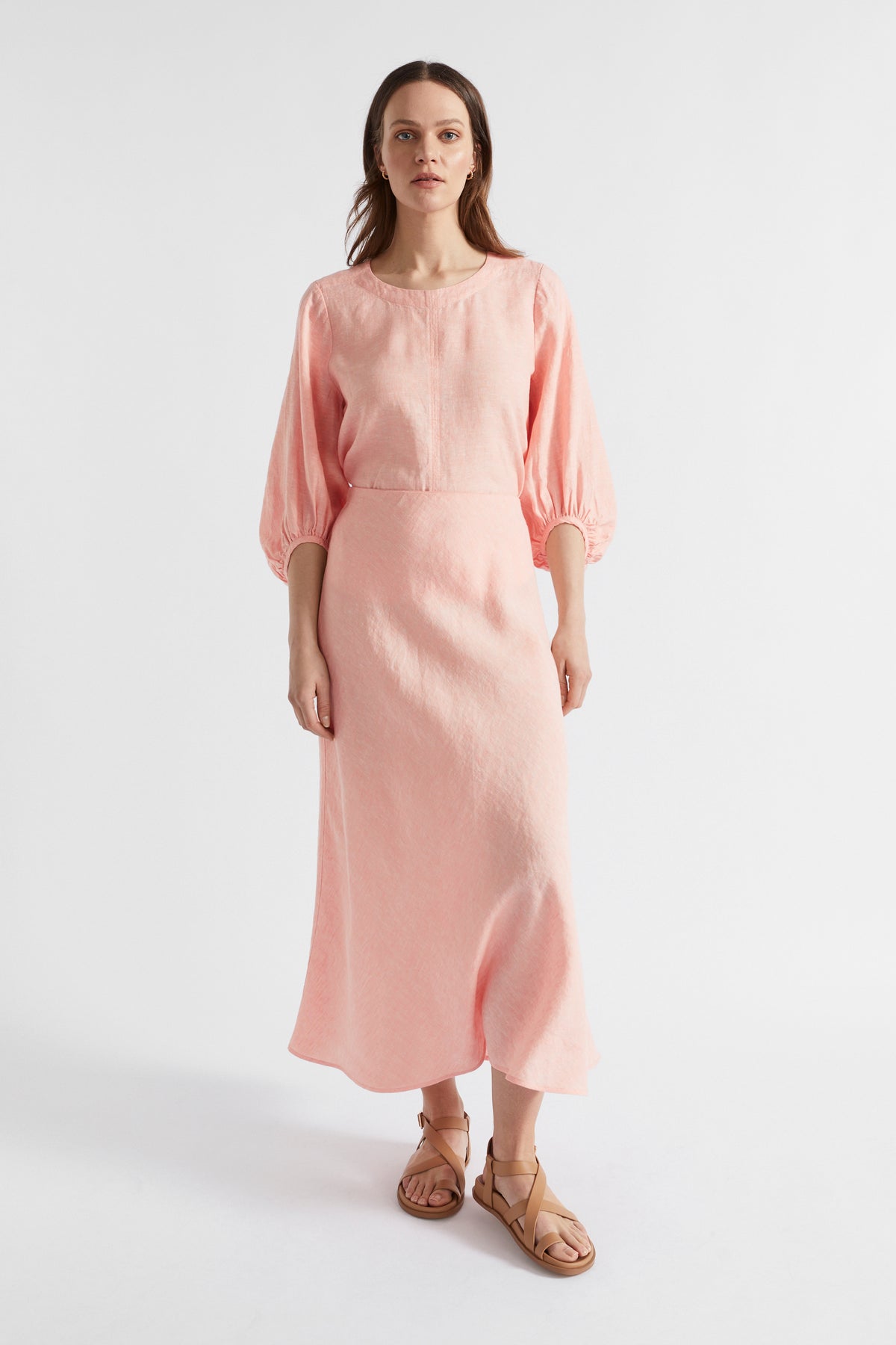 Core Linen Maxi Skirt