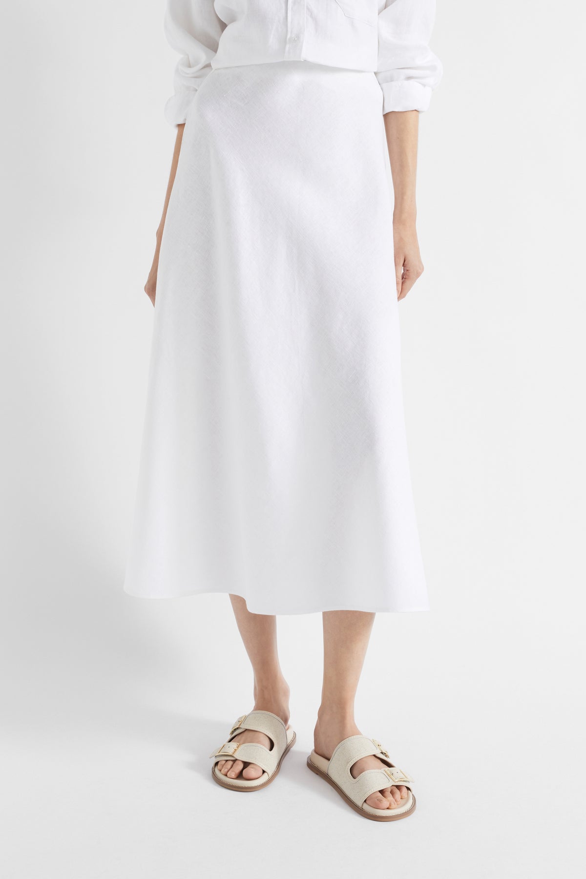 Core Linen Maxi Skirt