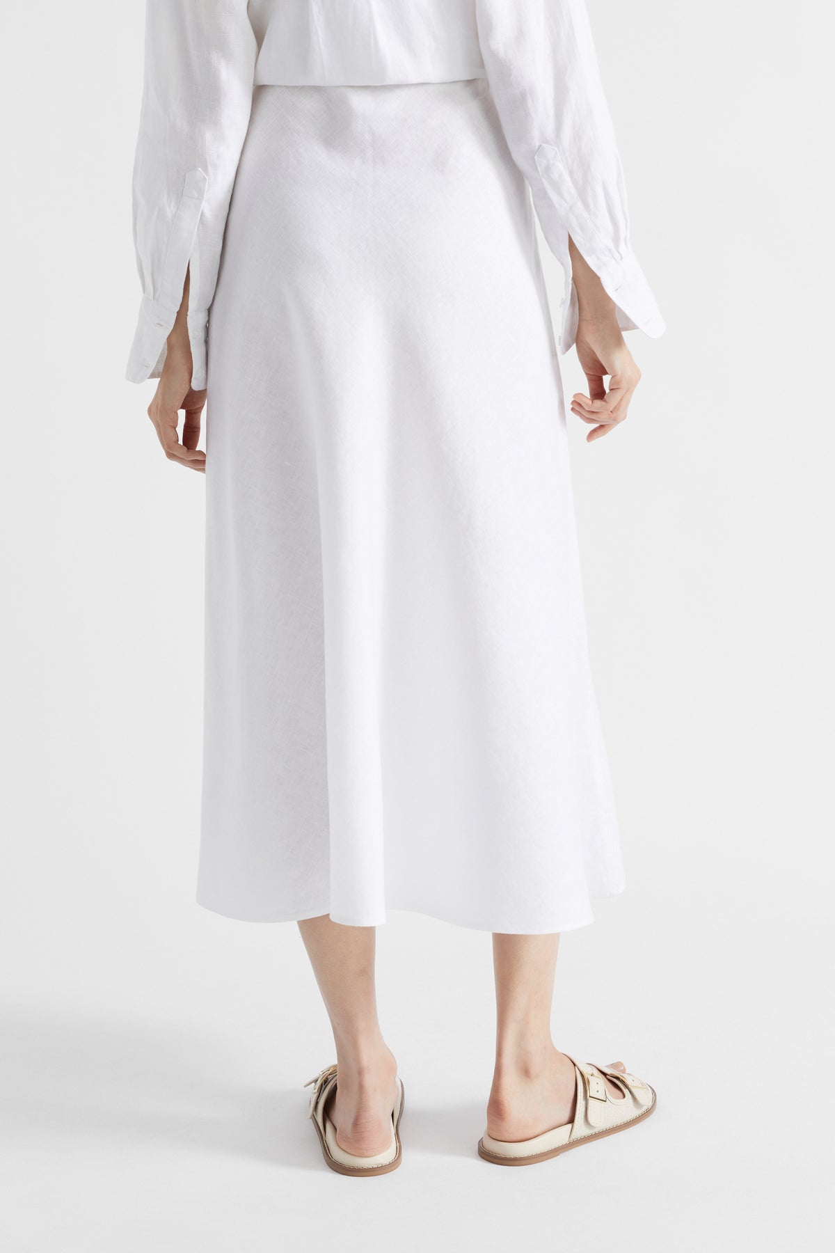 Core Linen Maxi Skirt