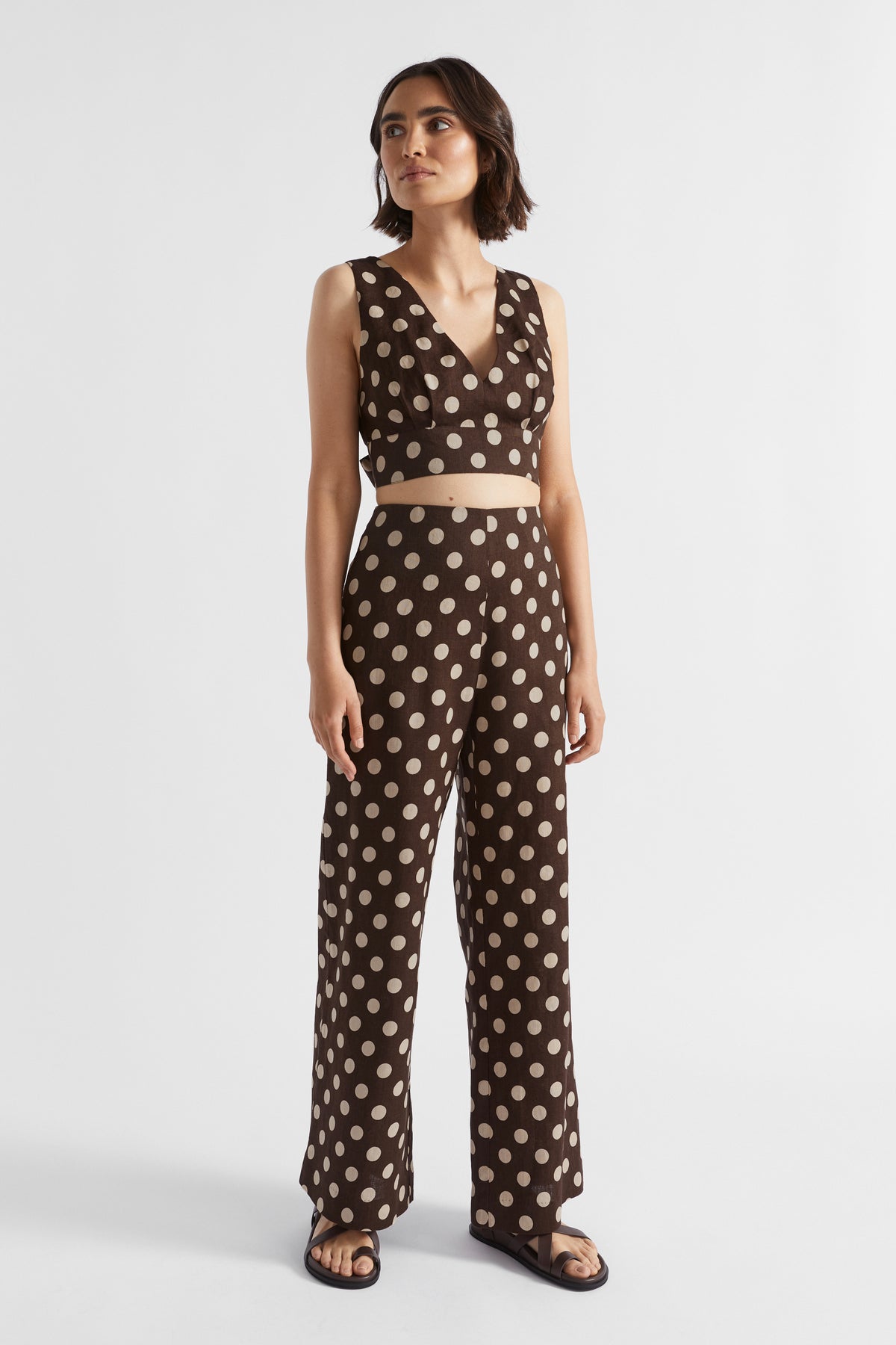 Linen Spot Bodice