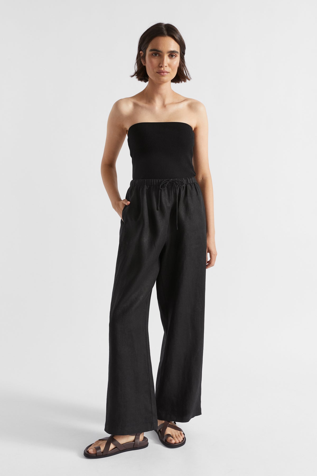 Rib Strapless Bodice