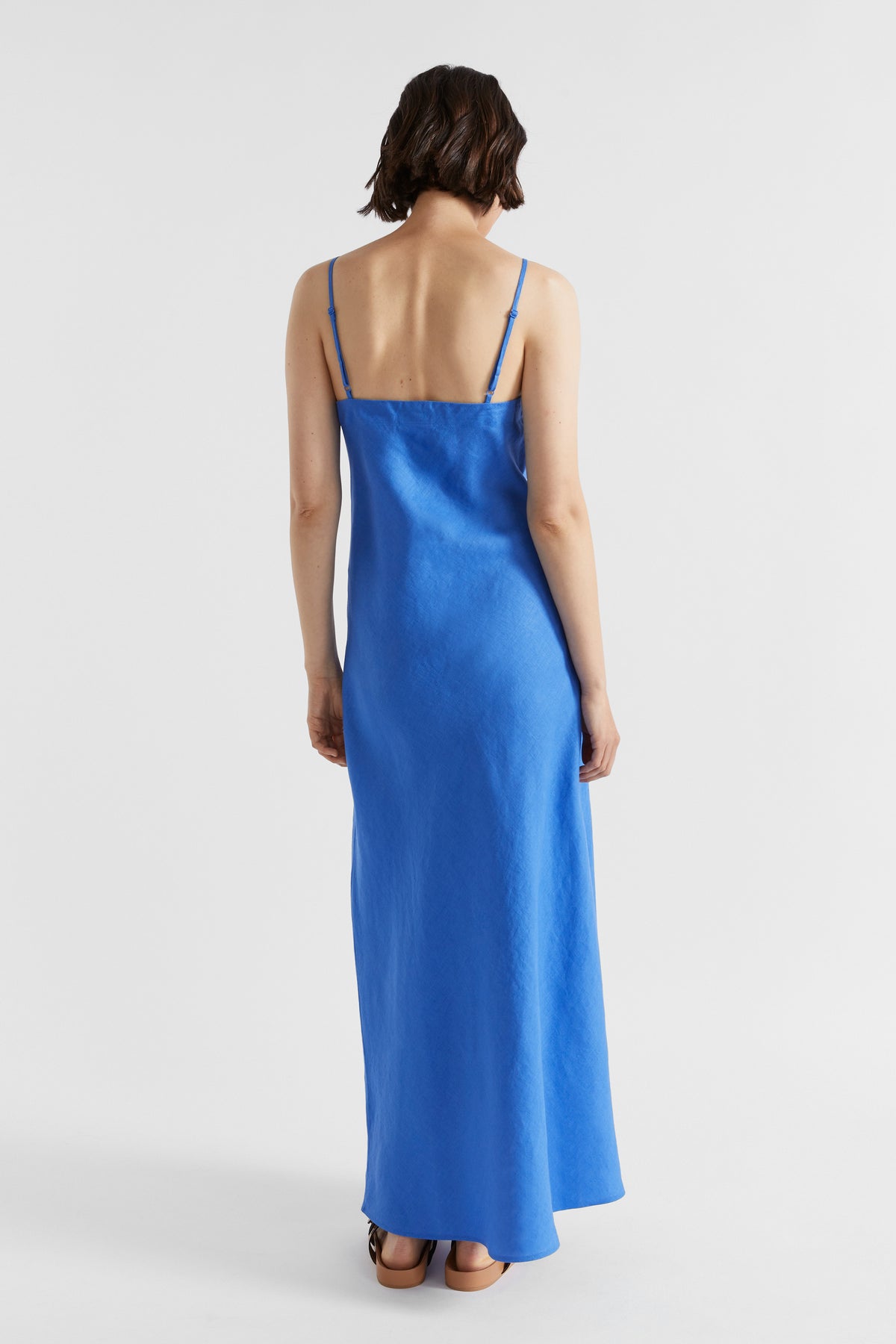 Core Linen Slip Maxi Dress