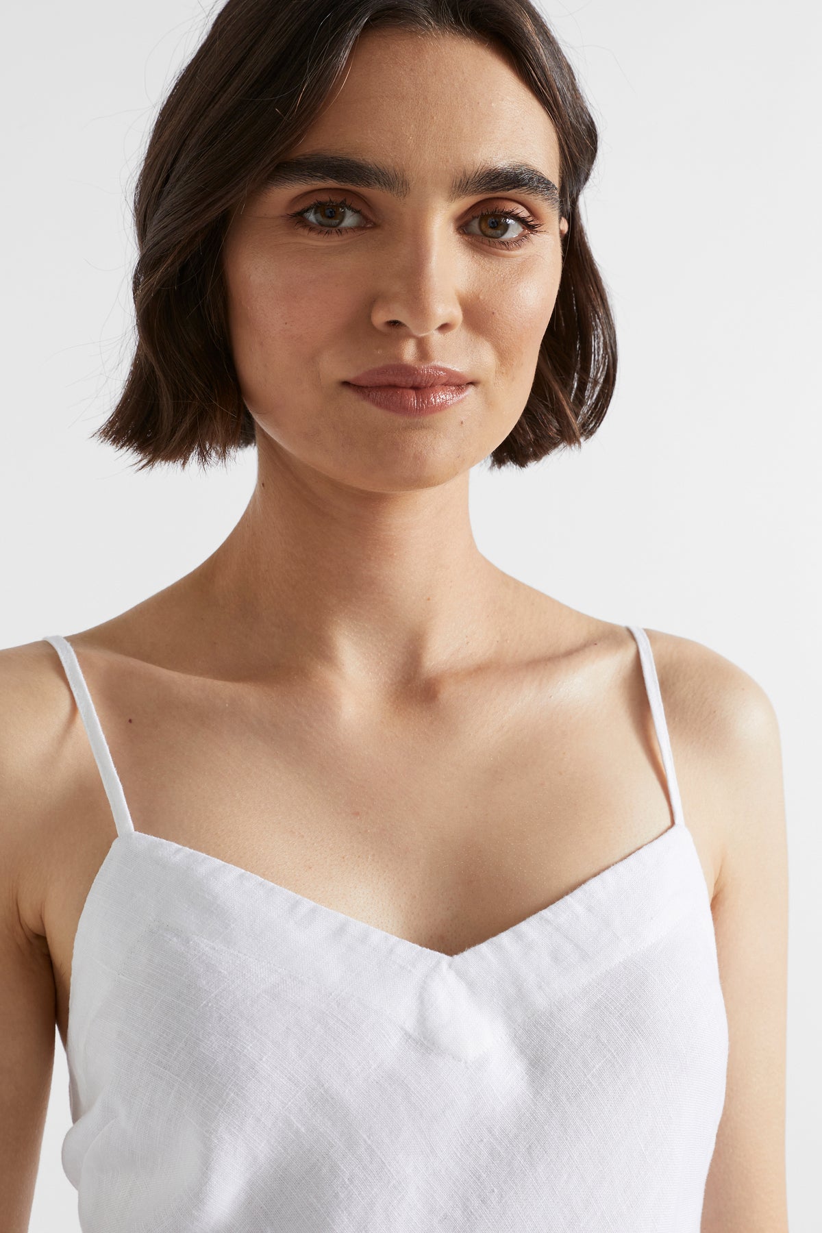 Core Linen Slip Maxi Dress