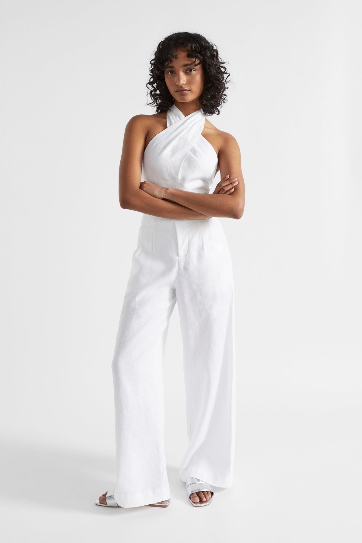 Linen Halter Top