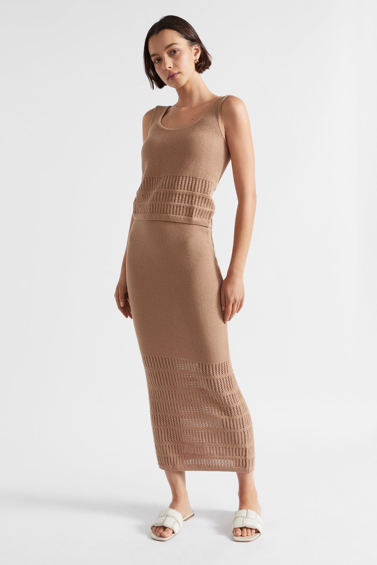 Crochet Panelled Skirt