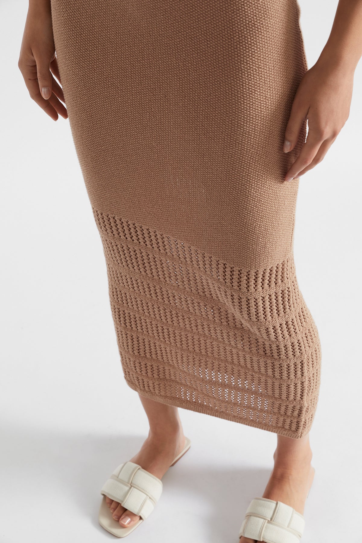 Crochet Panelled Skirt