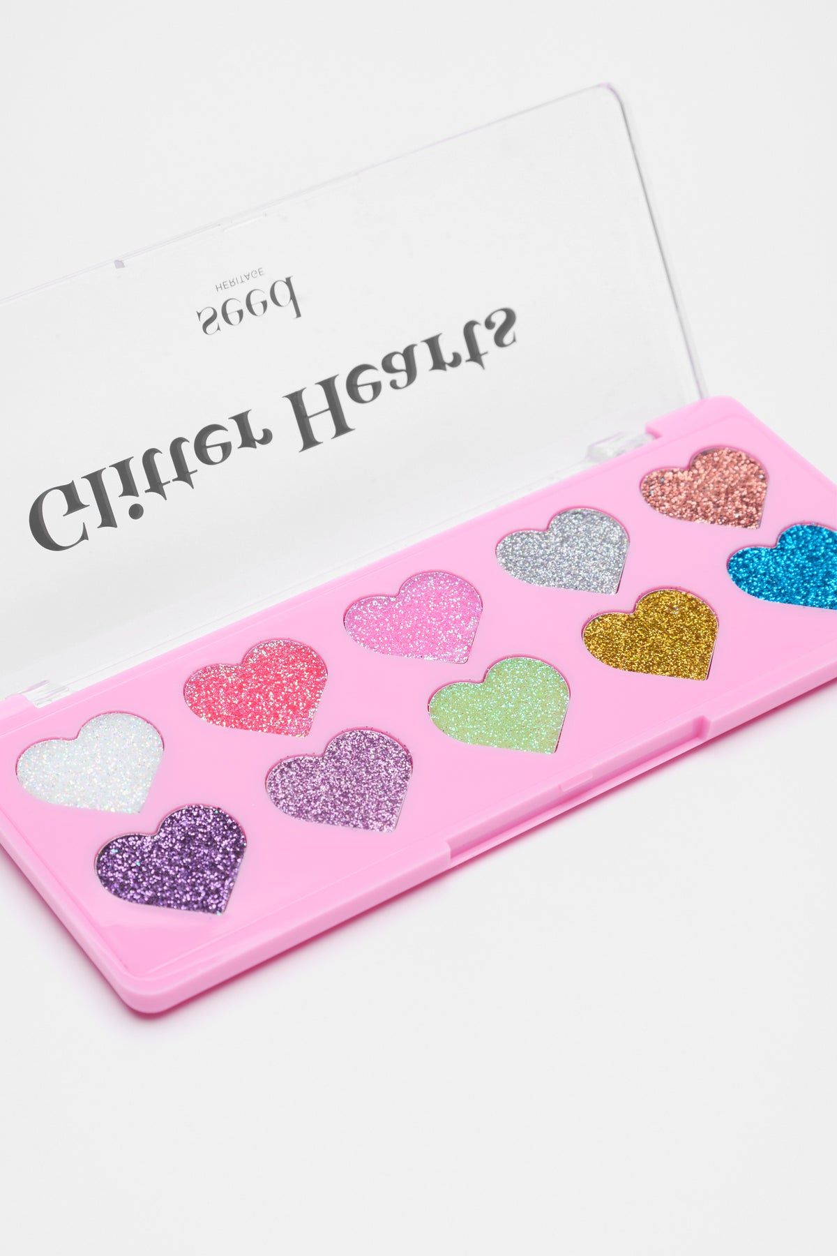 Glitter Hearts Palette