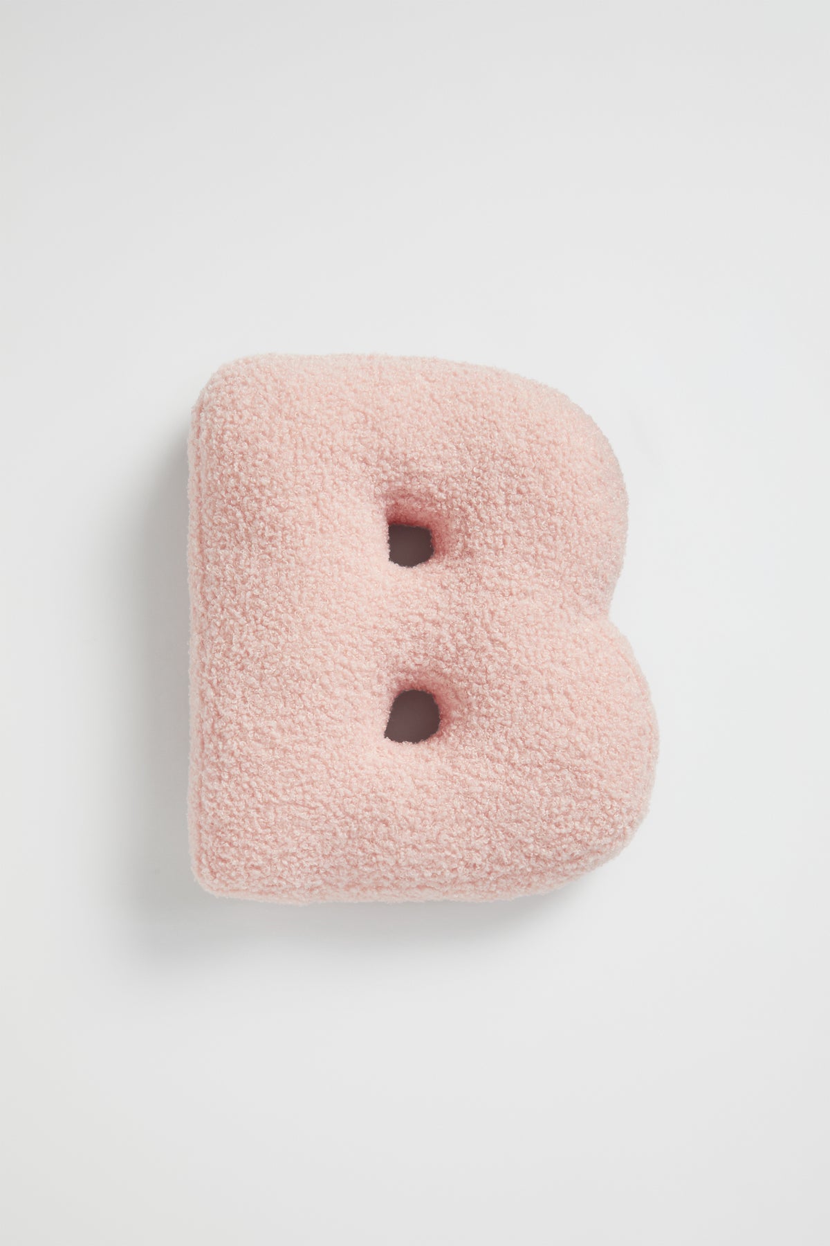 Teddy Initial Cushion Dusty Rose