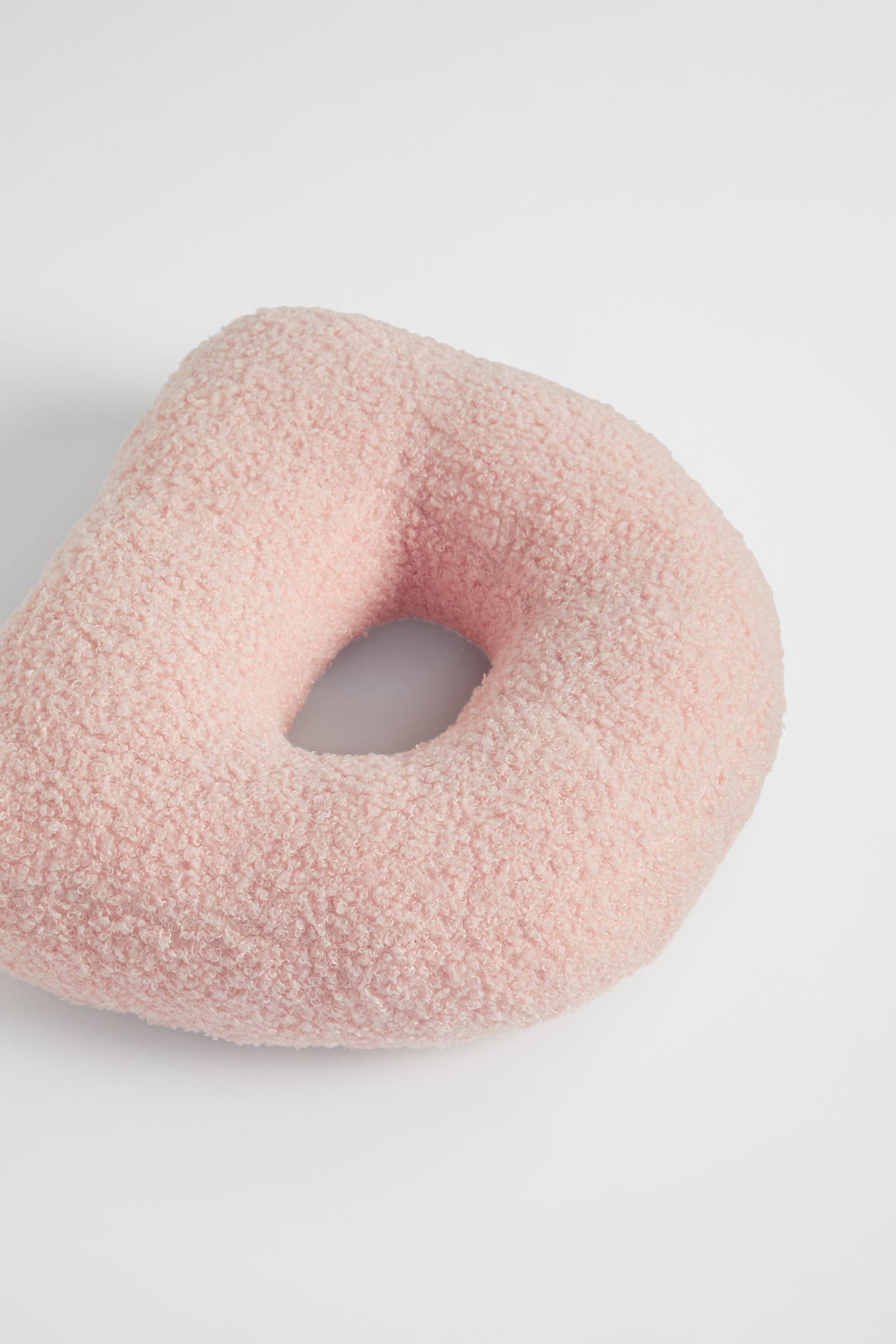 Teddy Initial Cushion Dusty Rose