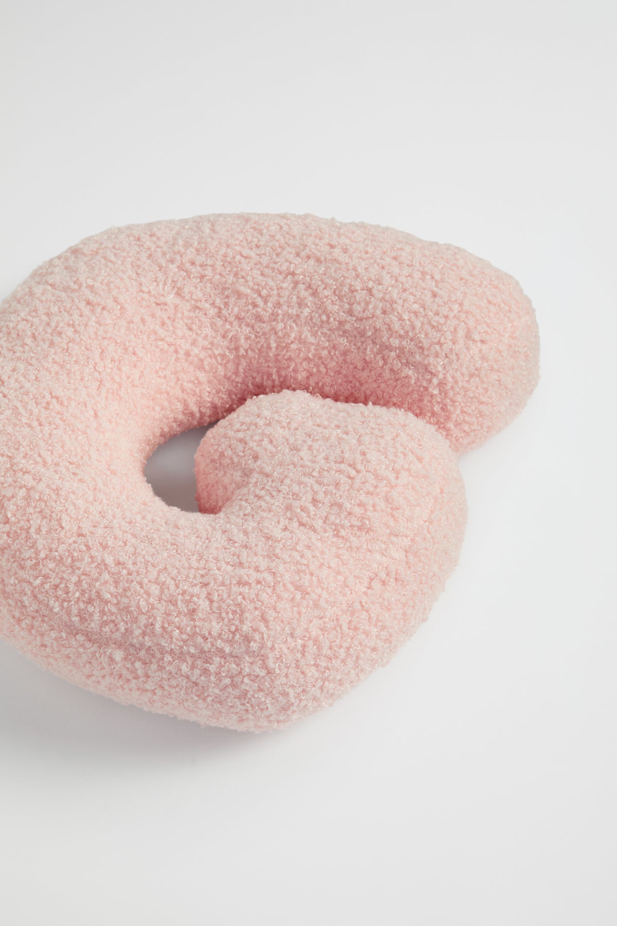 Teddy Initial Cushion Dusty Rose