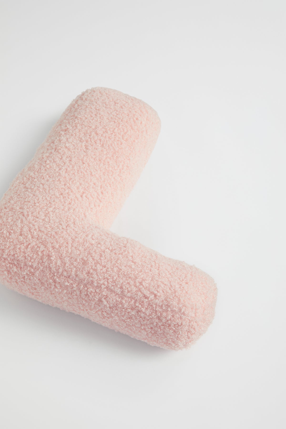 Teddy Initial Cushion Dusty Rose