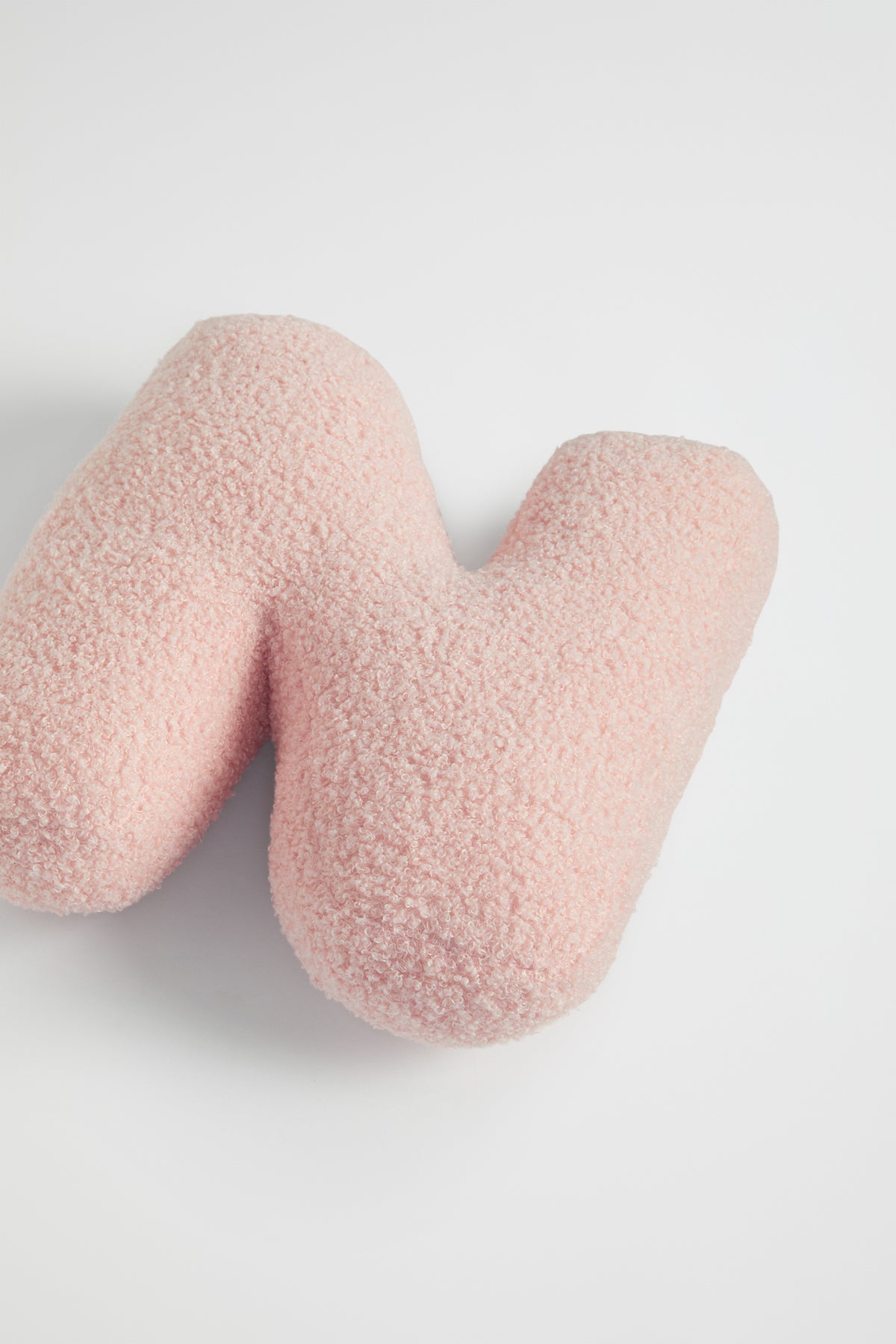Teddy Initial Cushion Dusty Rose