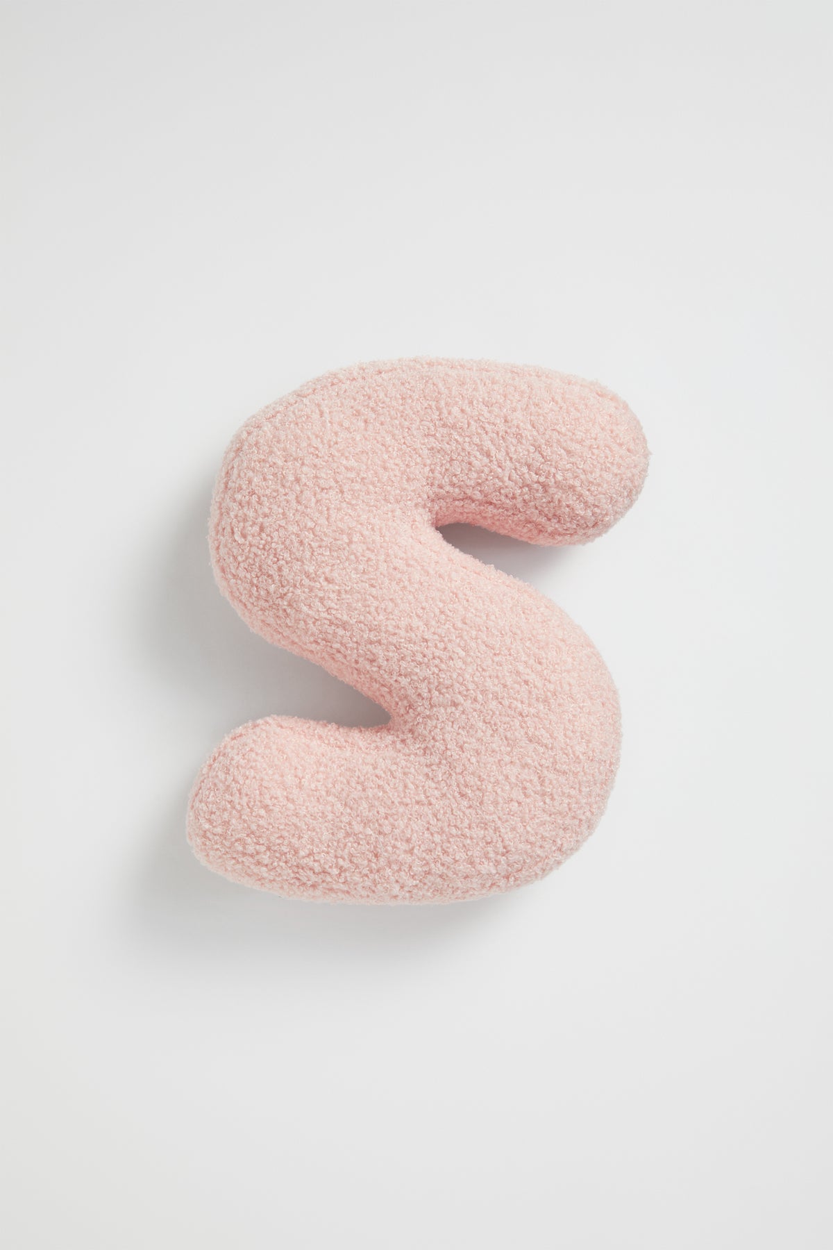 Teddy Initial Cushion Dusty Rose