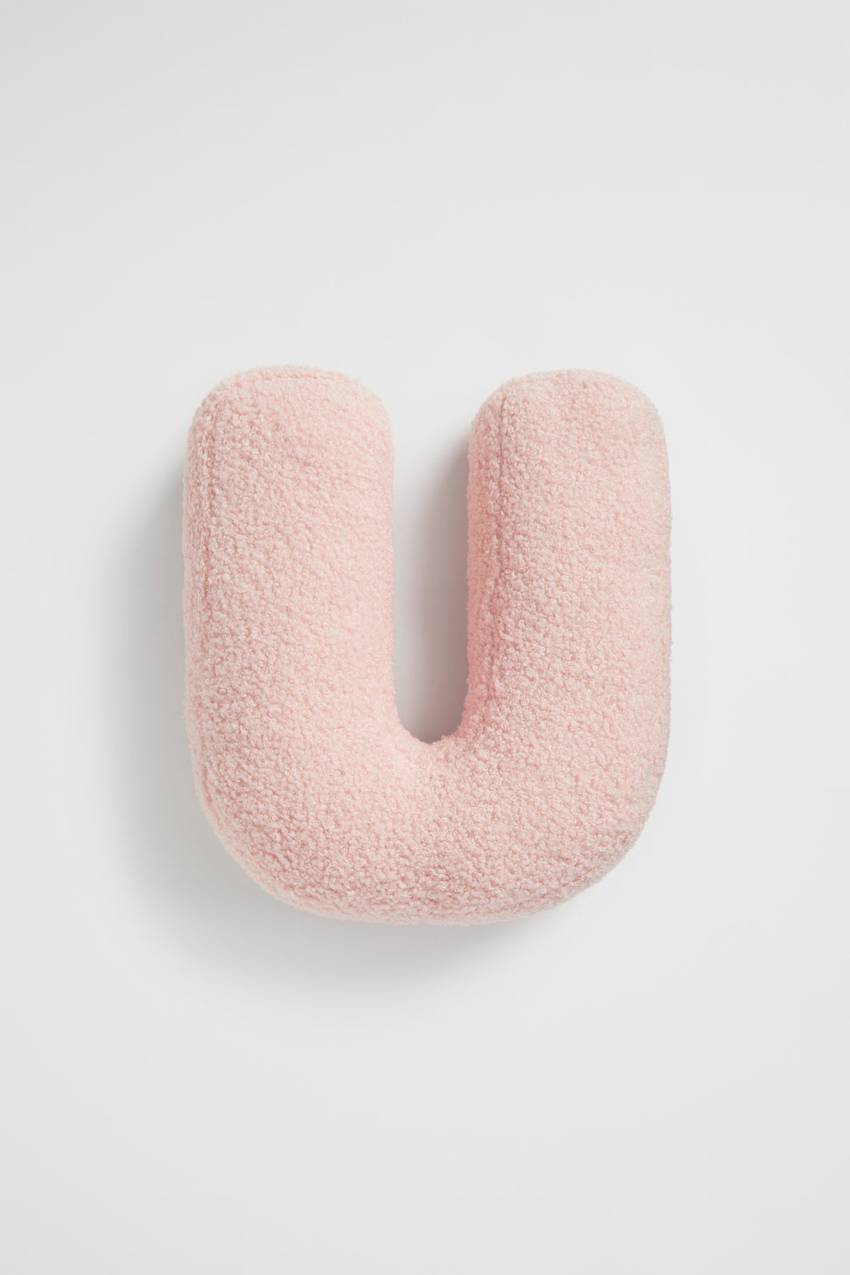 Teddy Initial Cushion Dusty Rose