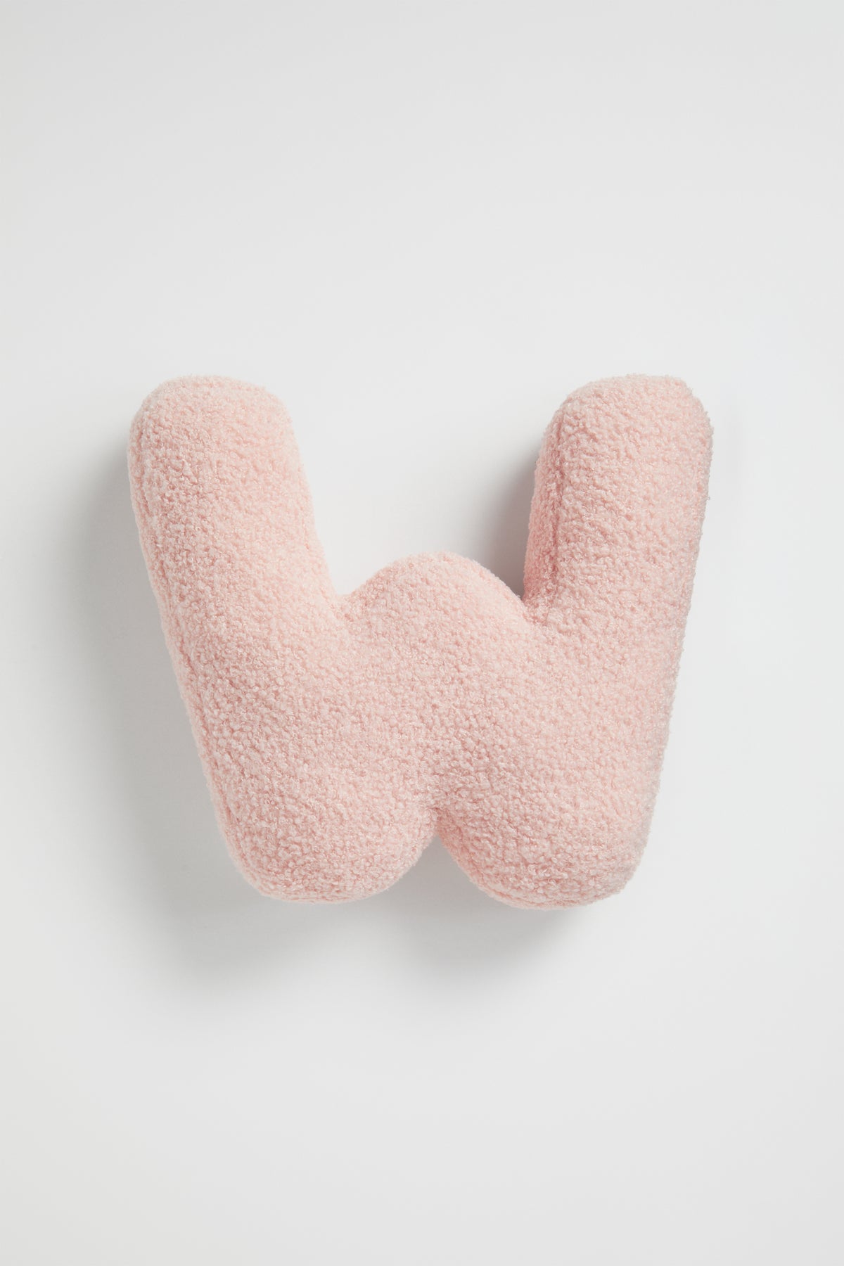 Teddy Initial Cushion Dusty Rose