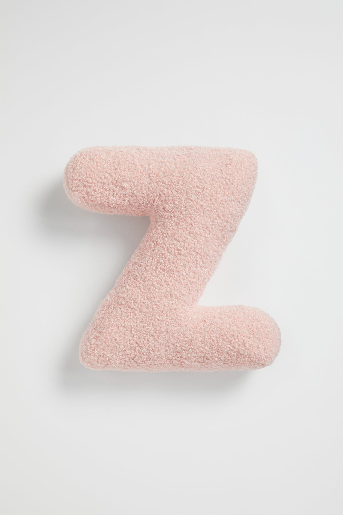 Teddy Initial Cushion Dusty Rose