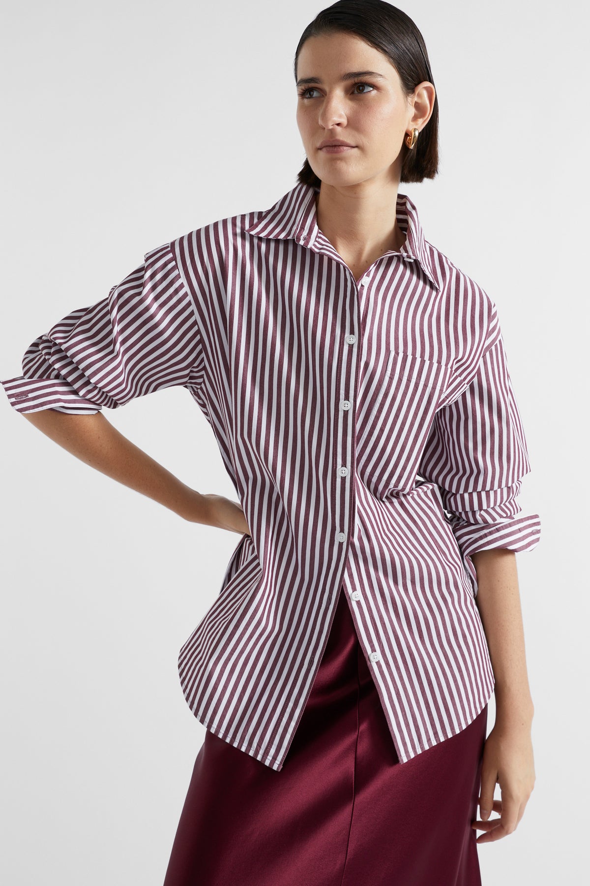 Poplin Pocket Front Shirt