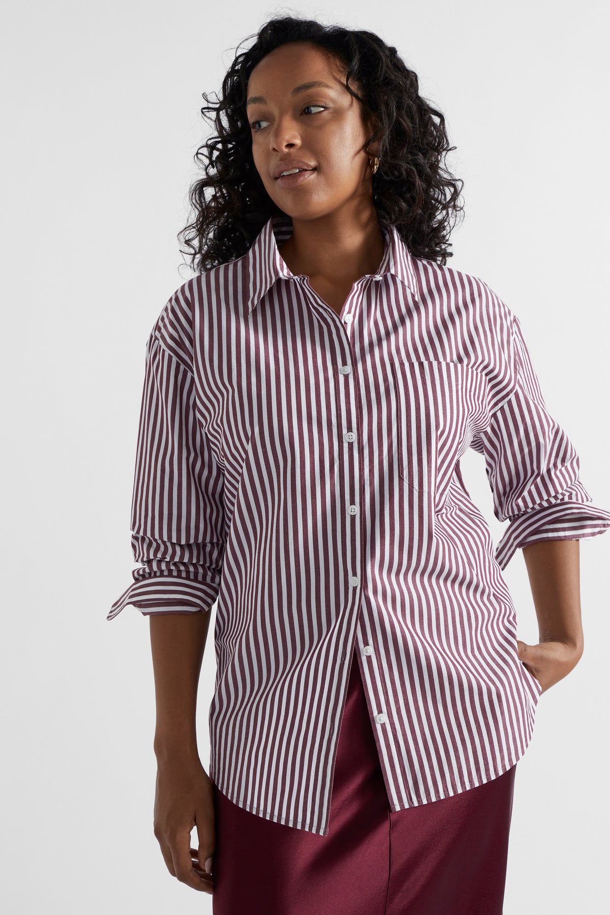 Poplin Pocket Front Shirt