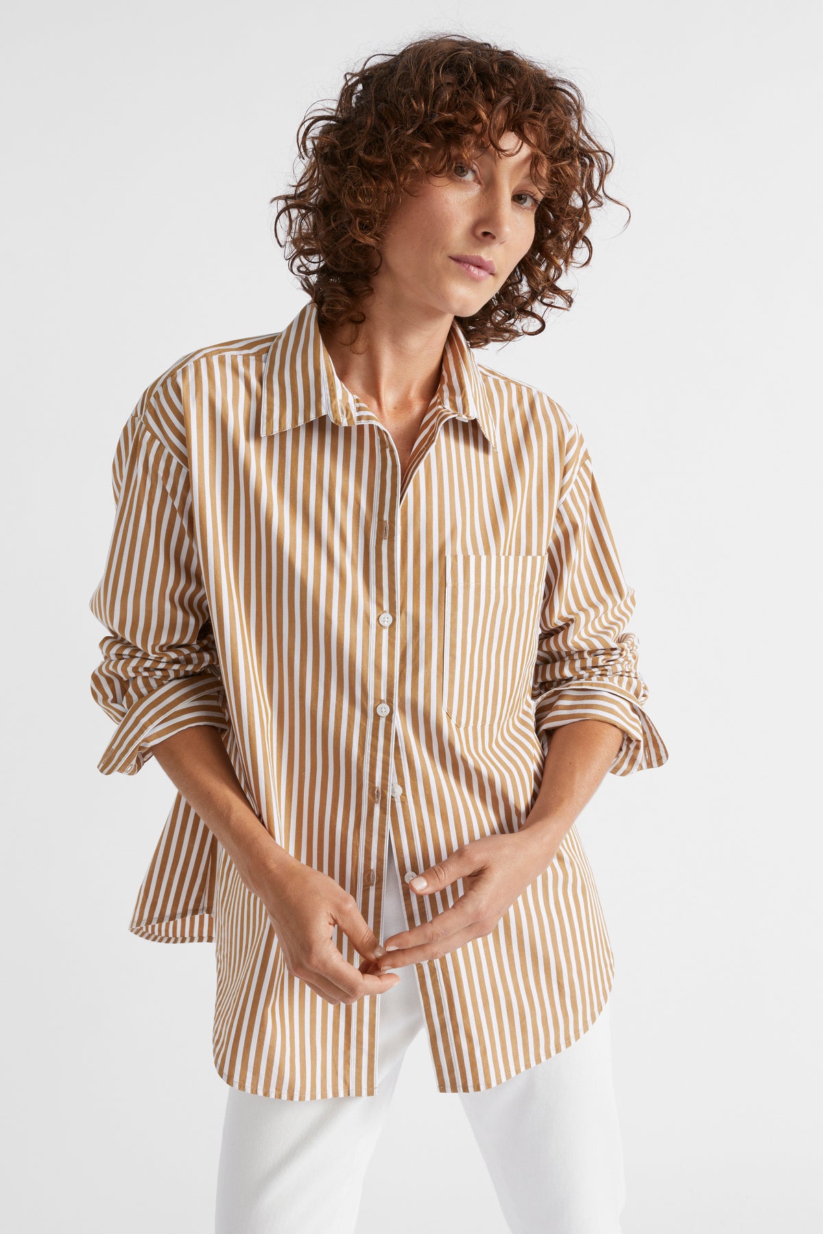 Poplin Pocket Front Shirt