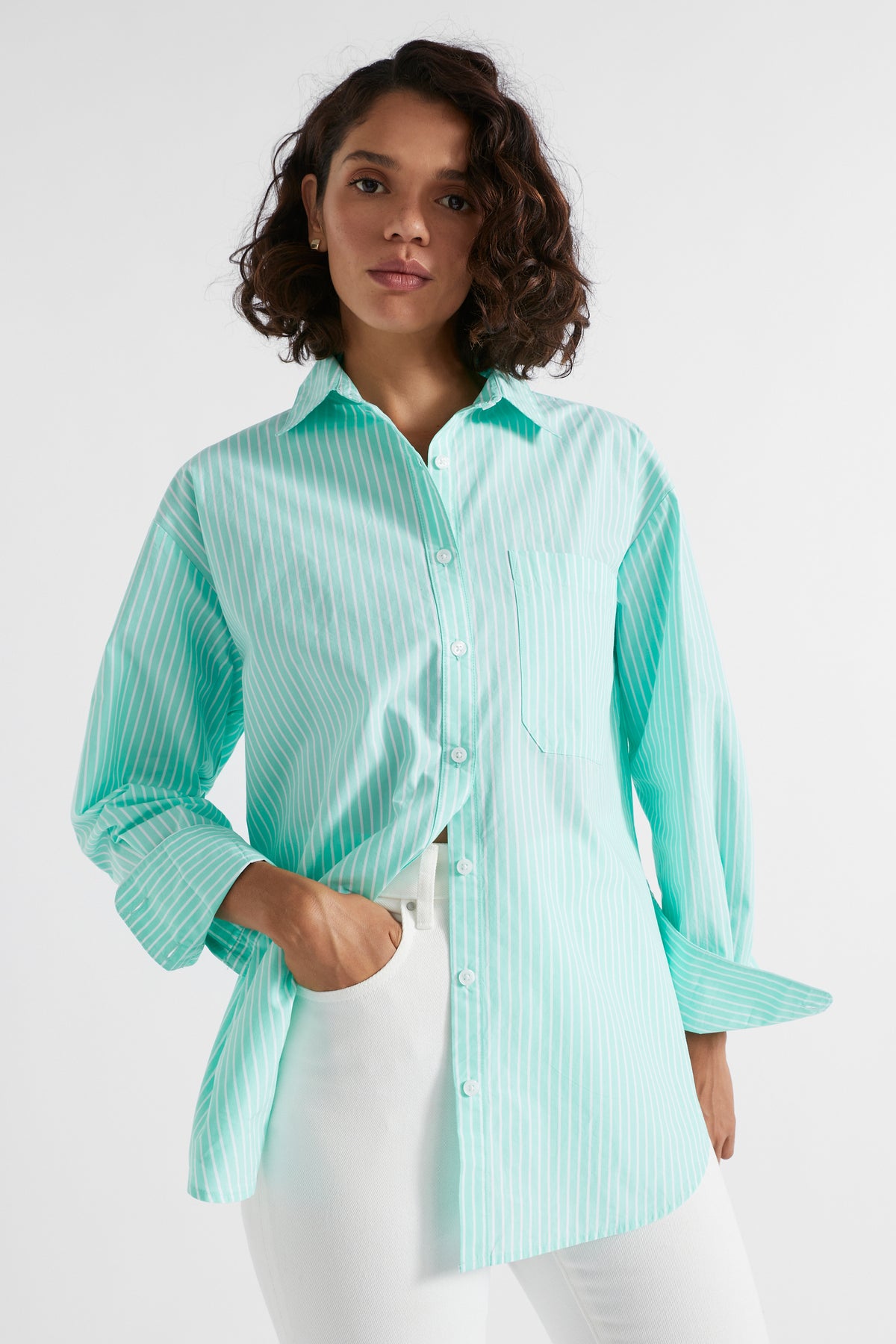 Poplin Pocket Front Shirt