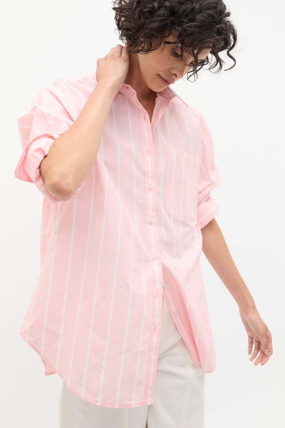 Poplin Pocket Front Shirt