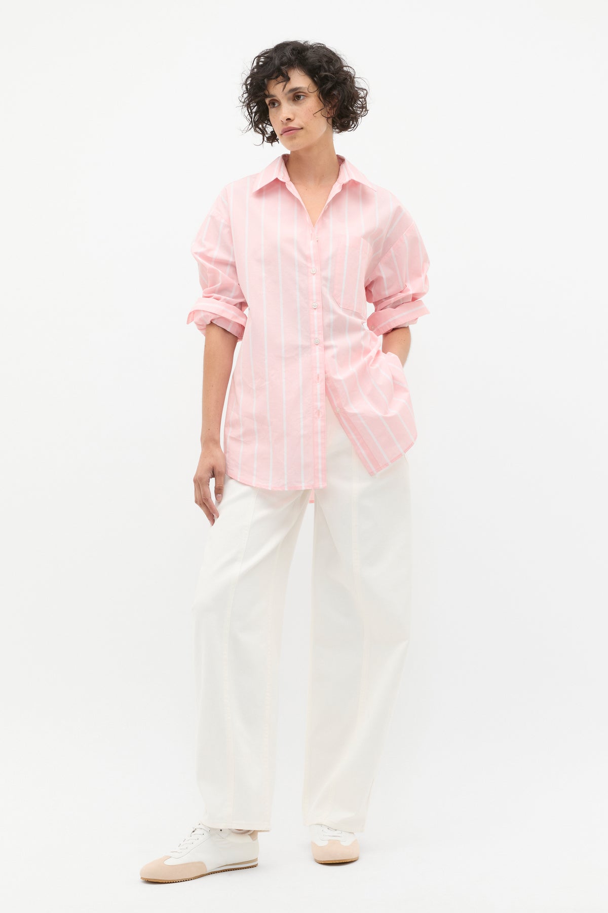 Poplin Pocket Front Shirt