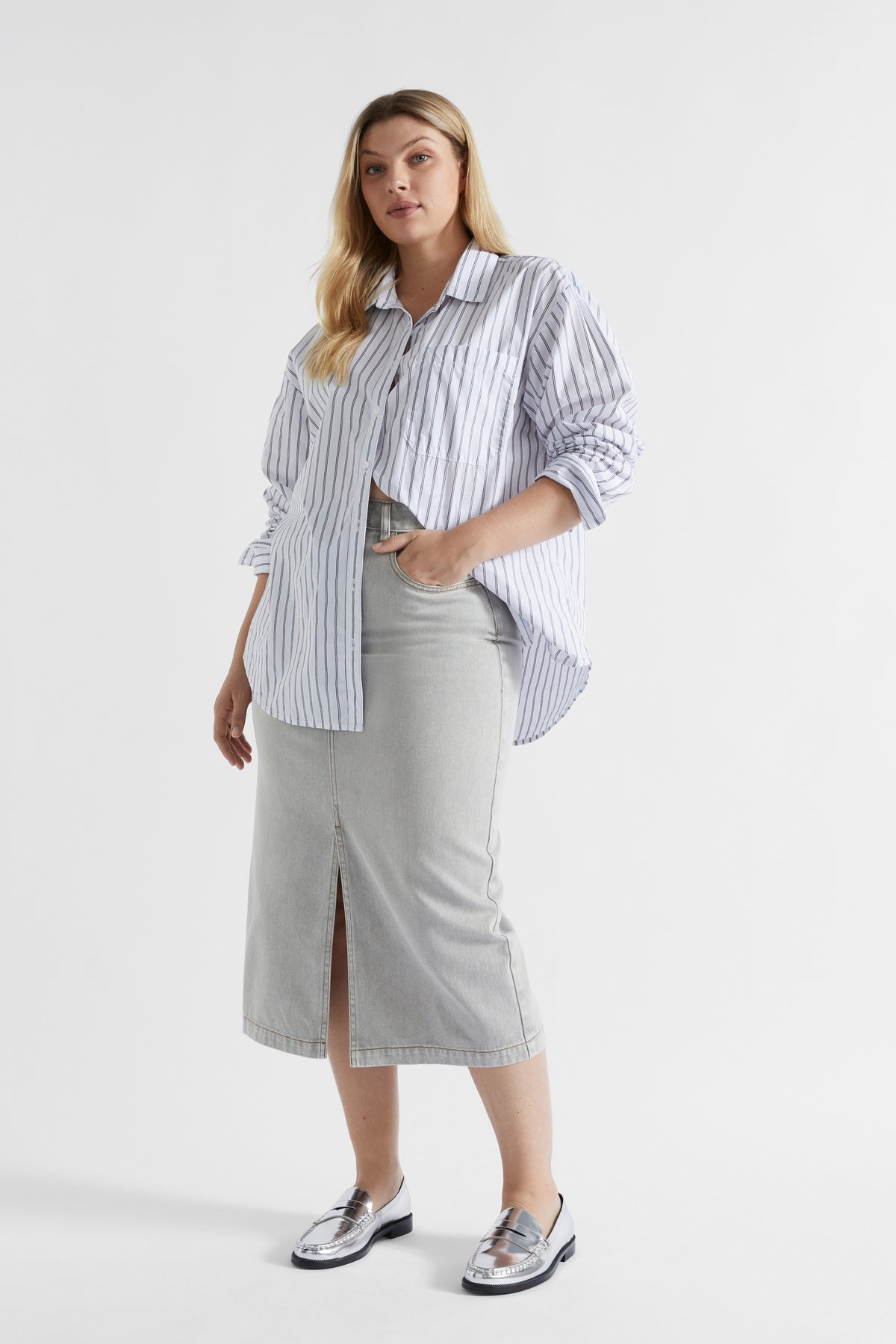 Poplin Pocket Front Shirt