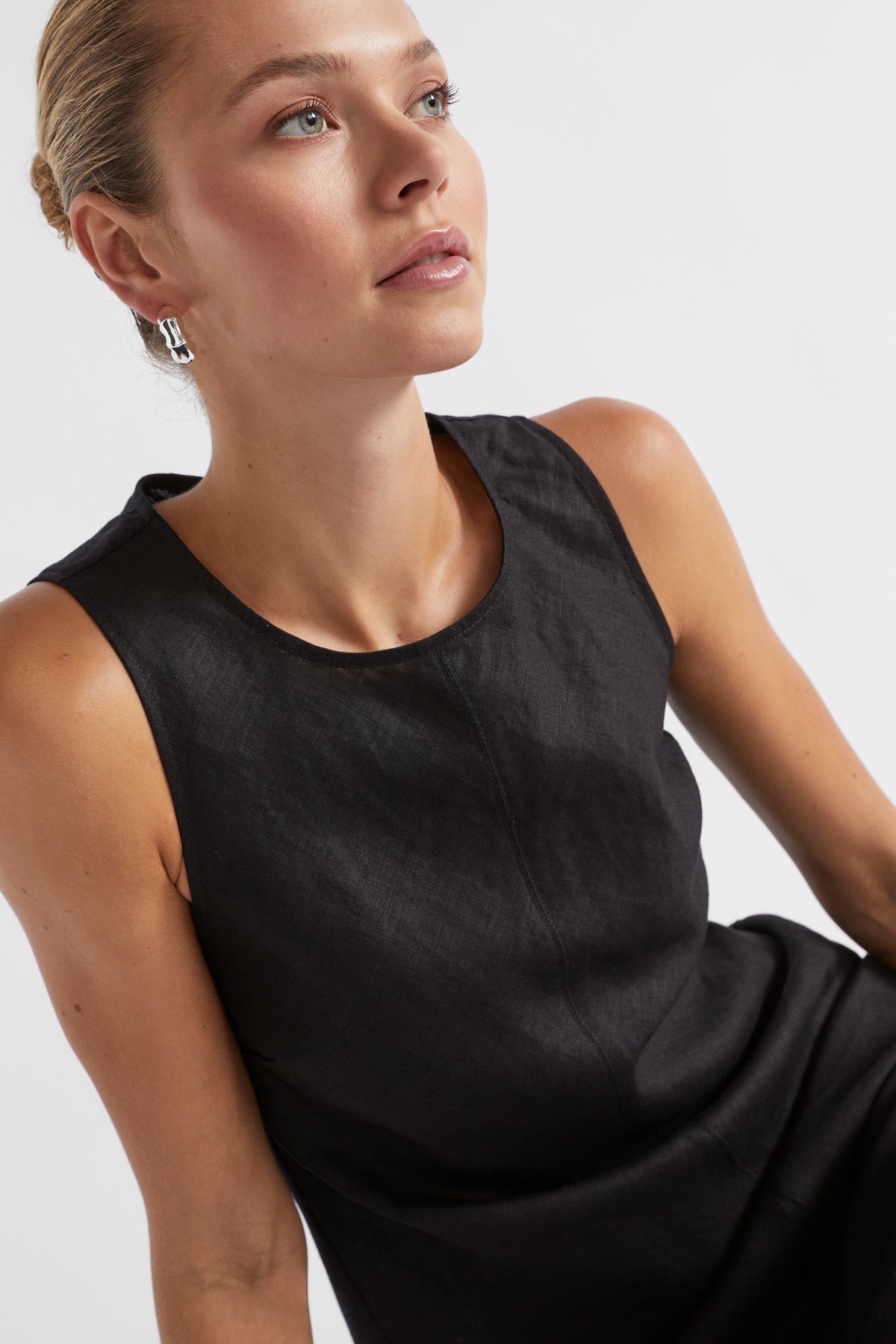Linen Tank Dress