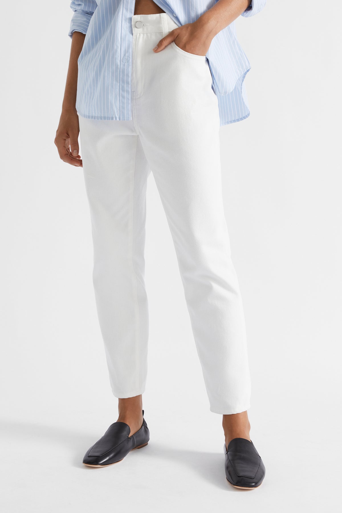 Core Cotton Slim Leg Jean