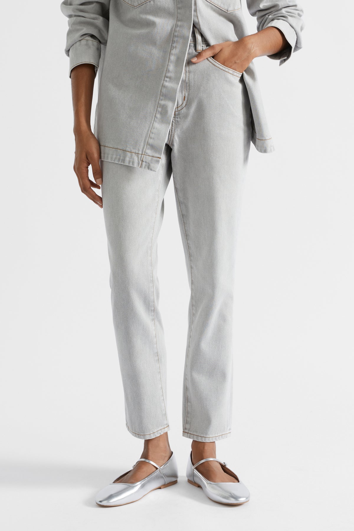 Core Cotton Slim Leg Jean