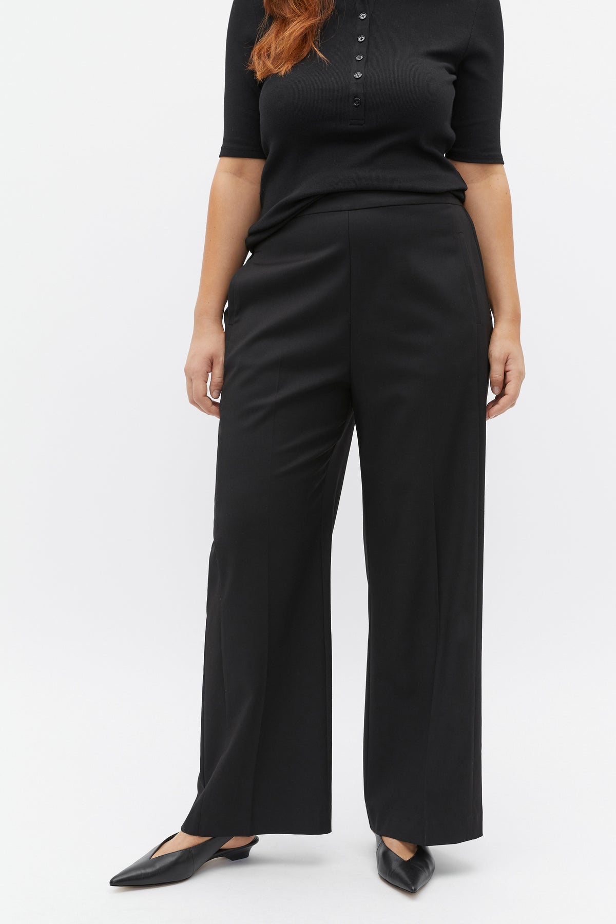 Elasticated Wide Leg Pant