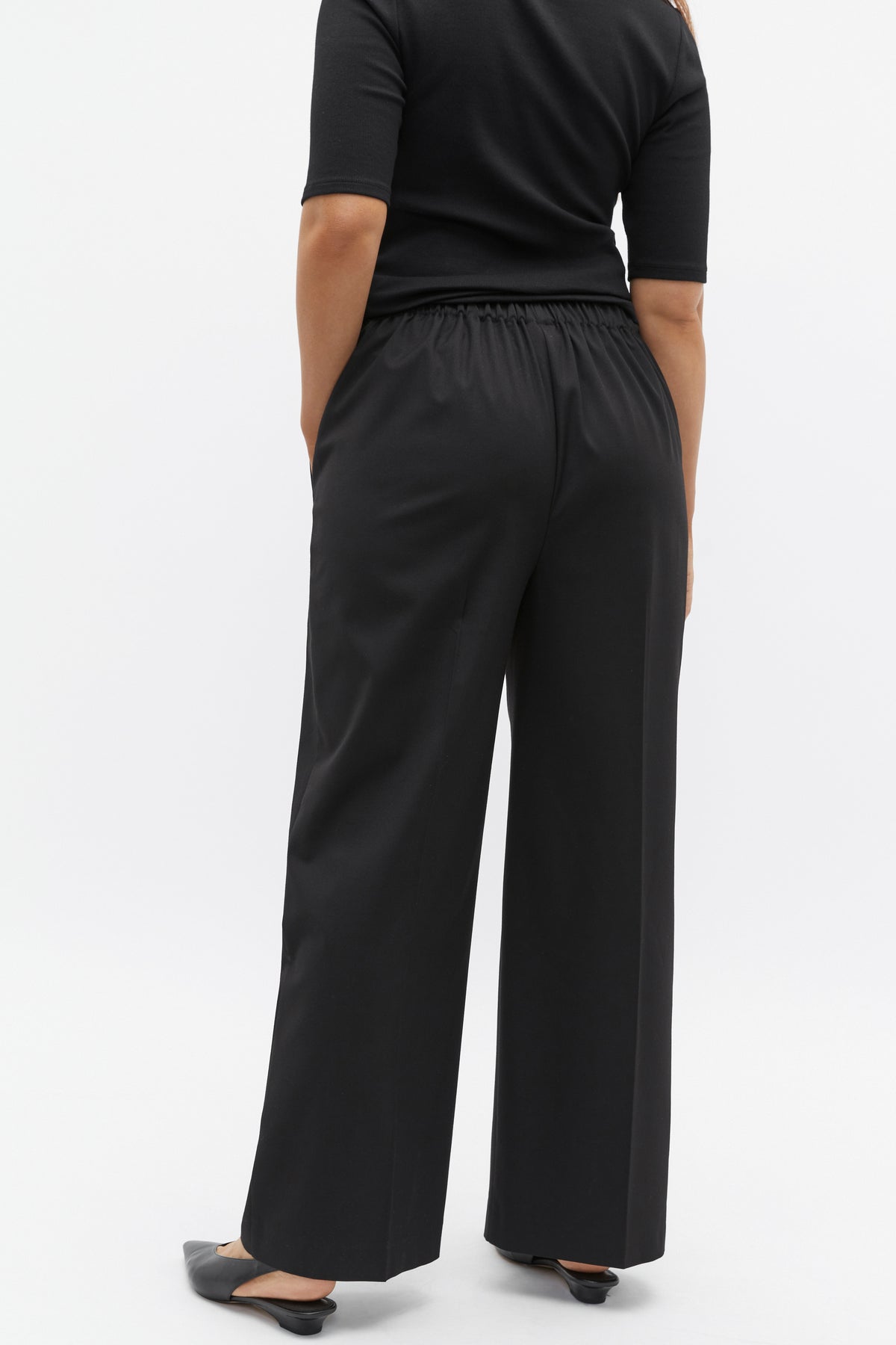 Elasticated Wide Leg Pant