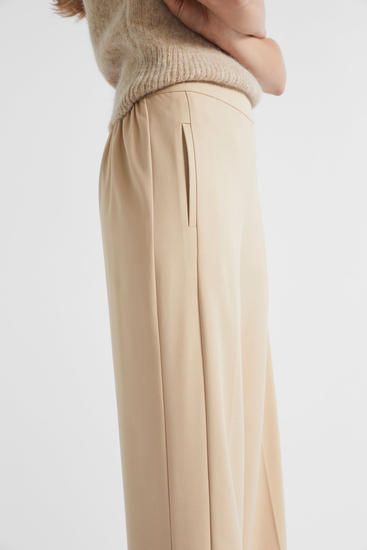 Elasticated Wide Leg Pant