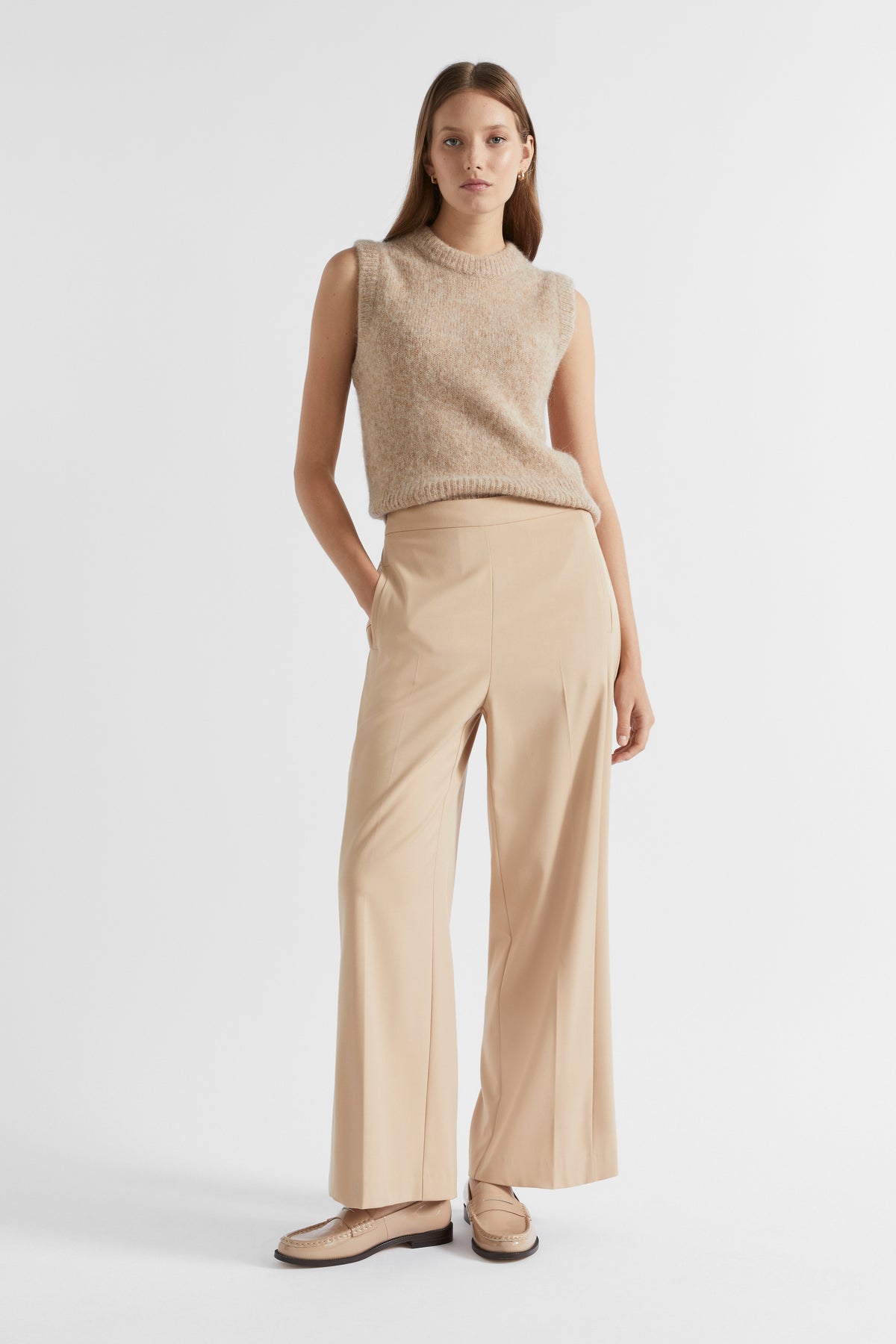 Elasticated Wide Leg Pant