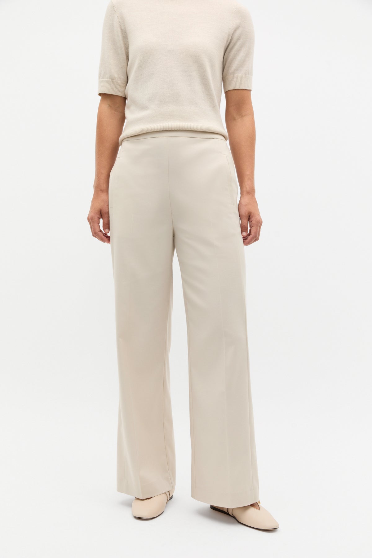 Elasticated Wide Leg Pant