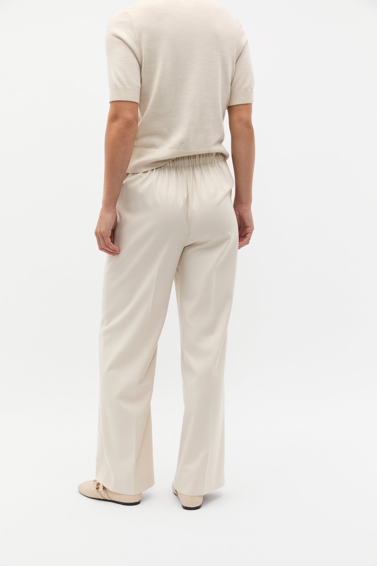 Elasticated Wide Leg Pant